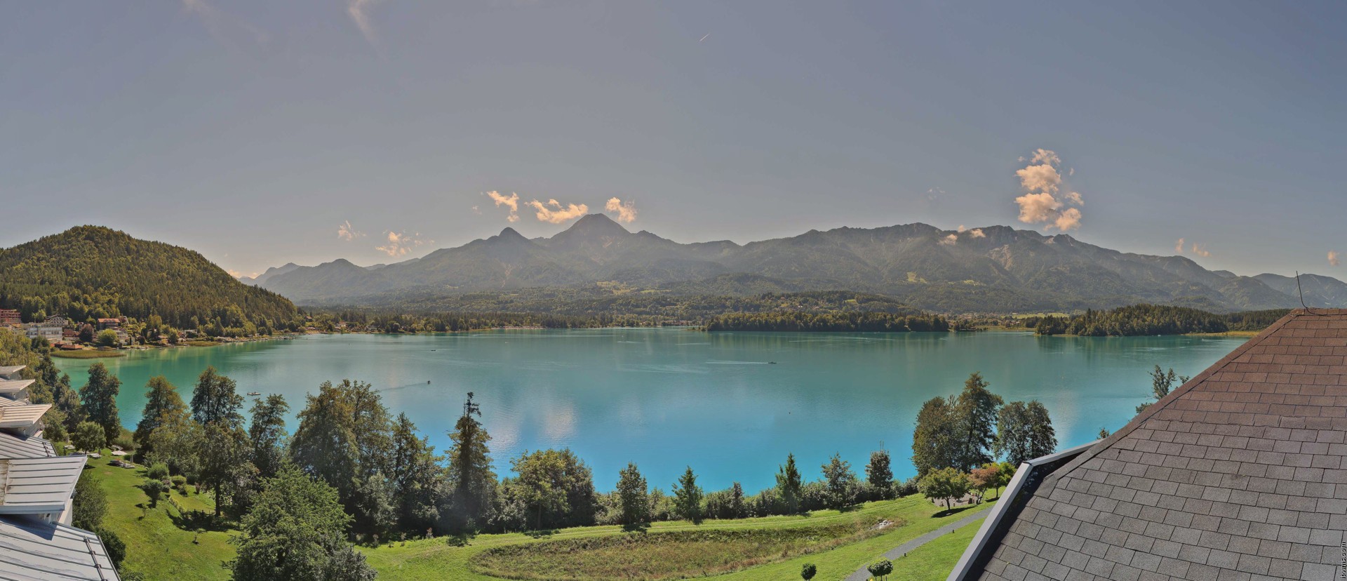 Archived image Webcam Faaker See lake, view direction south