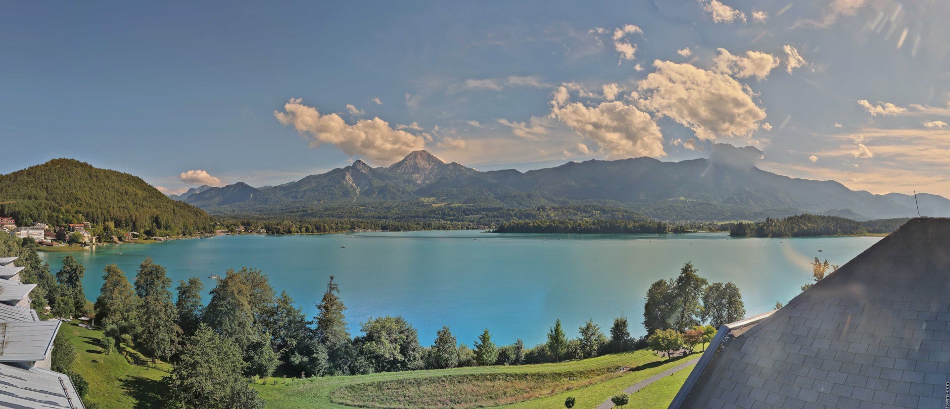 Archived image Webcam Faaker See lake, view direction south
