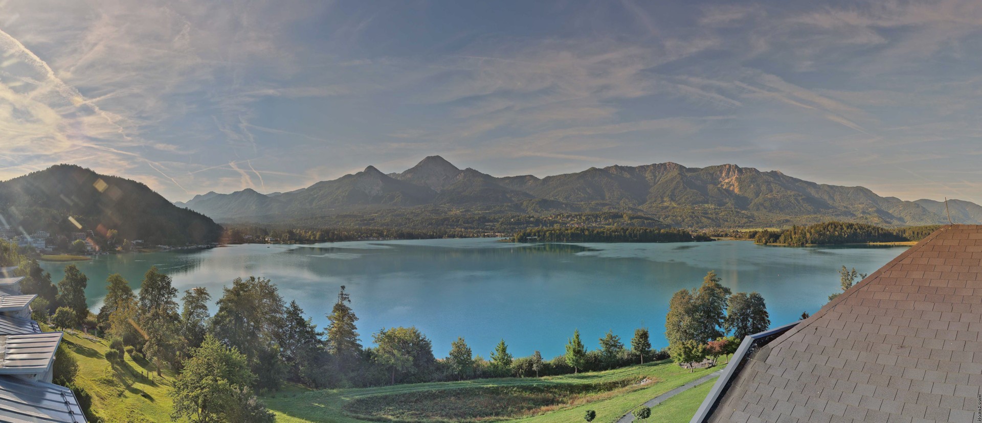 Archiv Foto Webcam Faaker See, Blickrichtung Süden