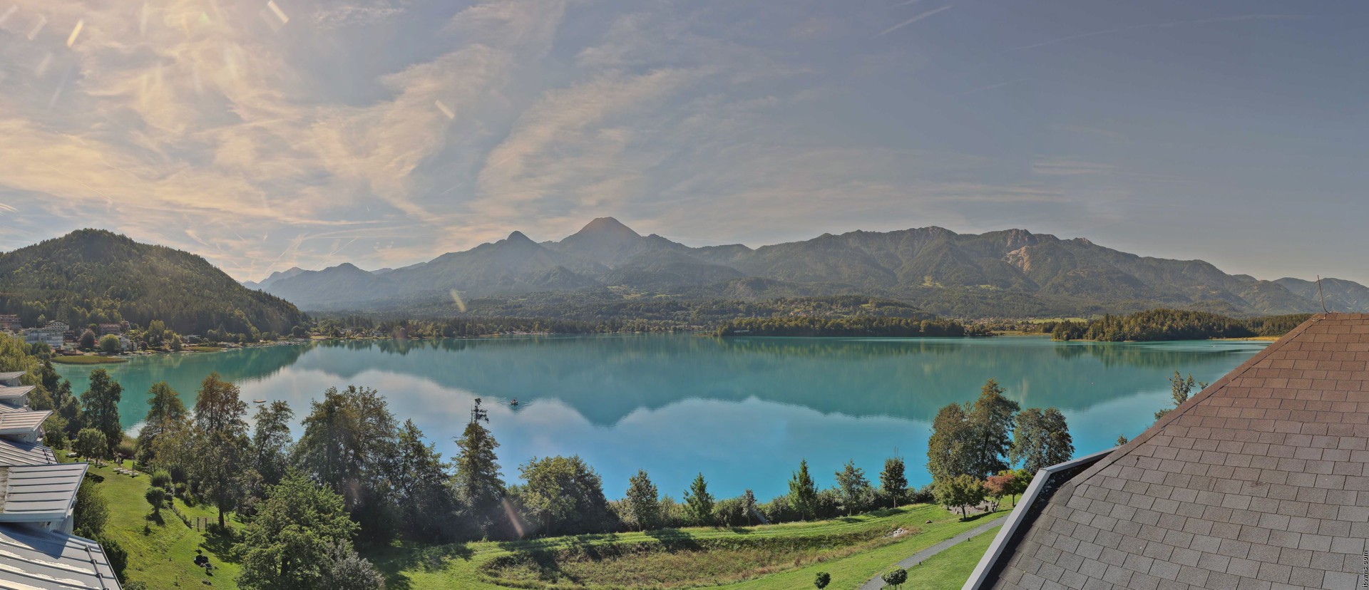 Archiv Foto Webcam Faaker See, Blickrichtung Süden