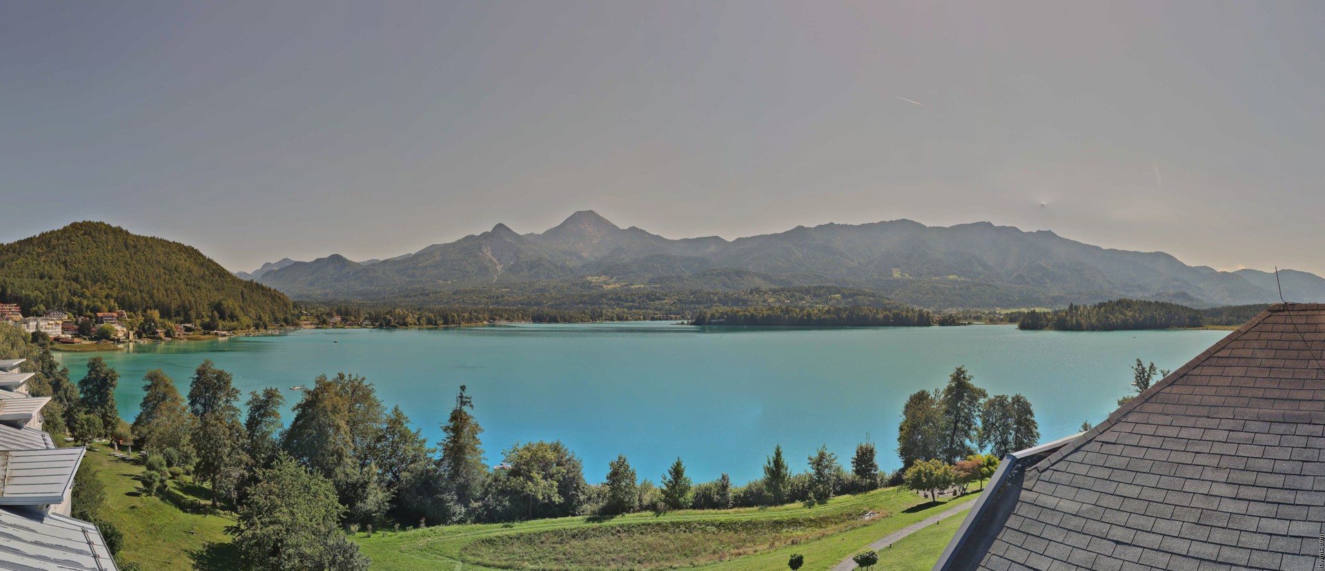 Archiv Foto Webcam Faaker See, Blickrichtung Süden