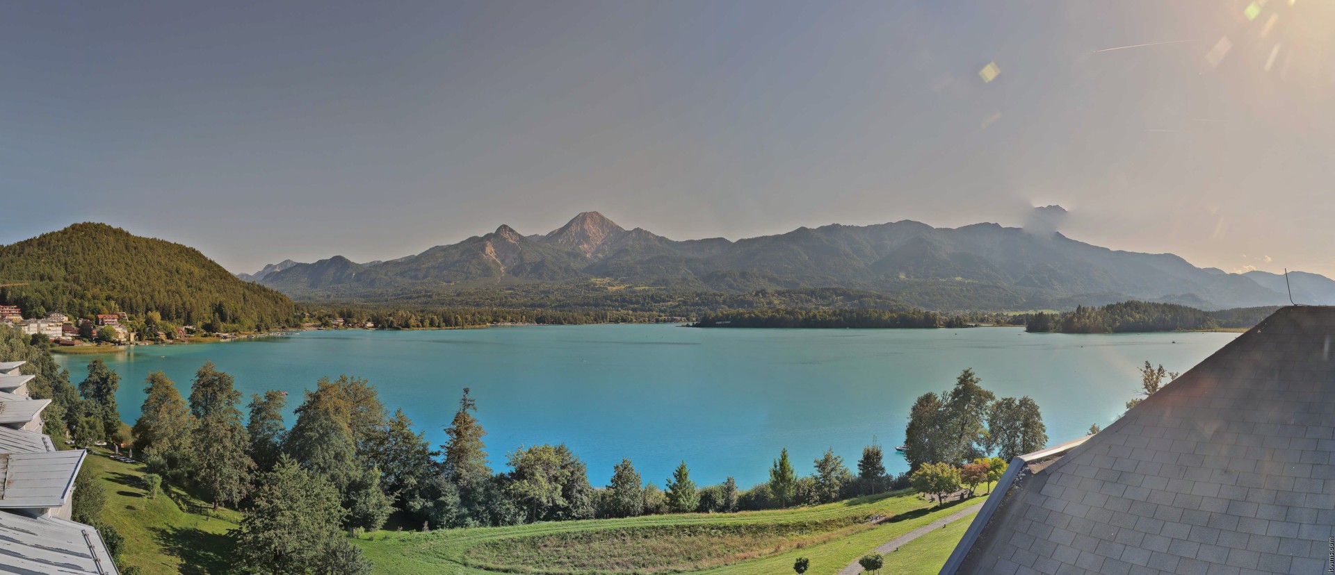 Archiv Foto Webcam Faaker See, Blickrichtung Süden