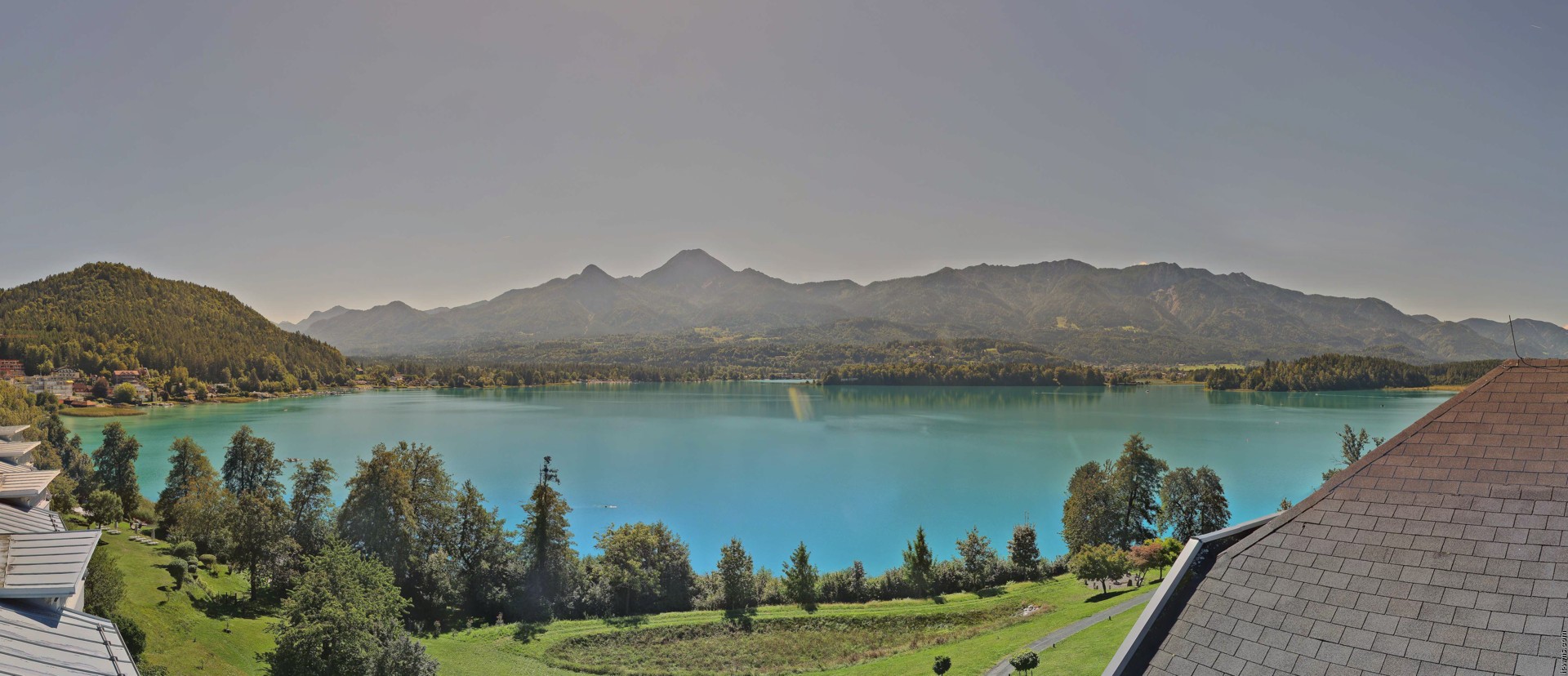 Archiv Foto Webcam Faaker See, Blickrichtung Süden