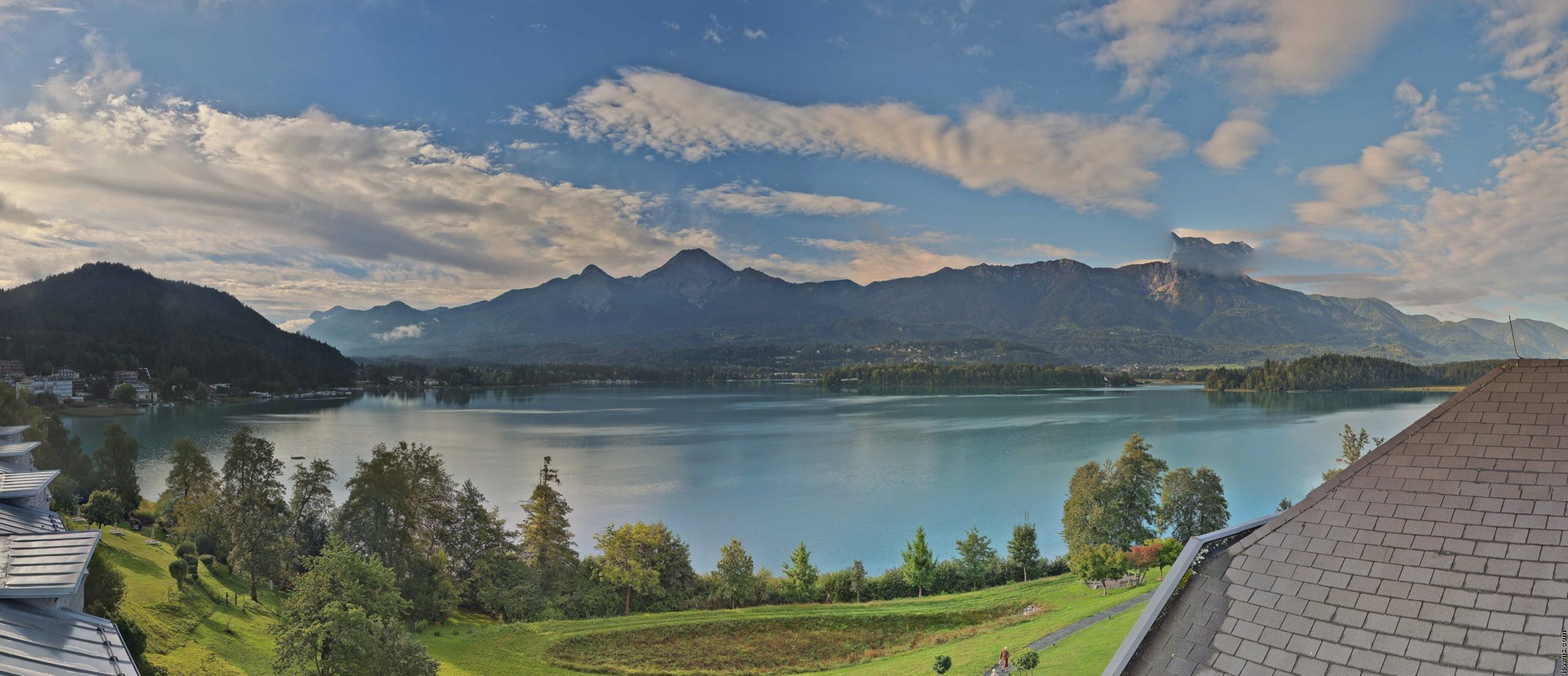 Archiv Foto Webcam Faaker See, Blickrichtung Süden