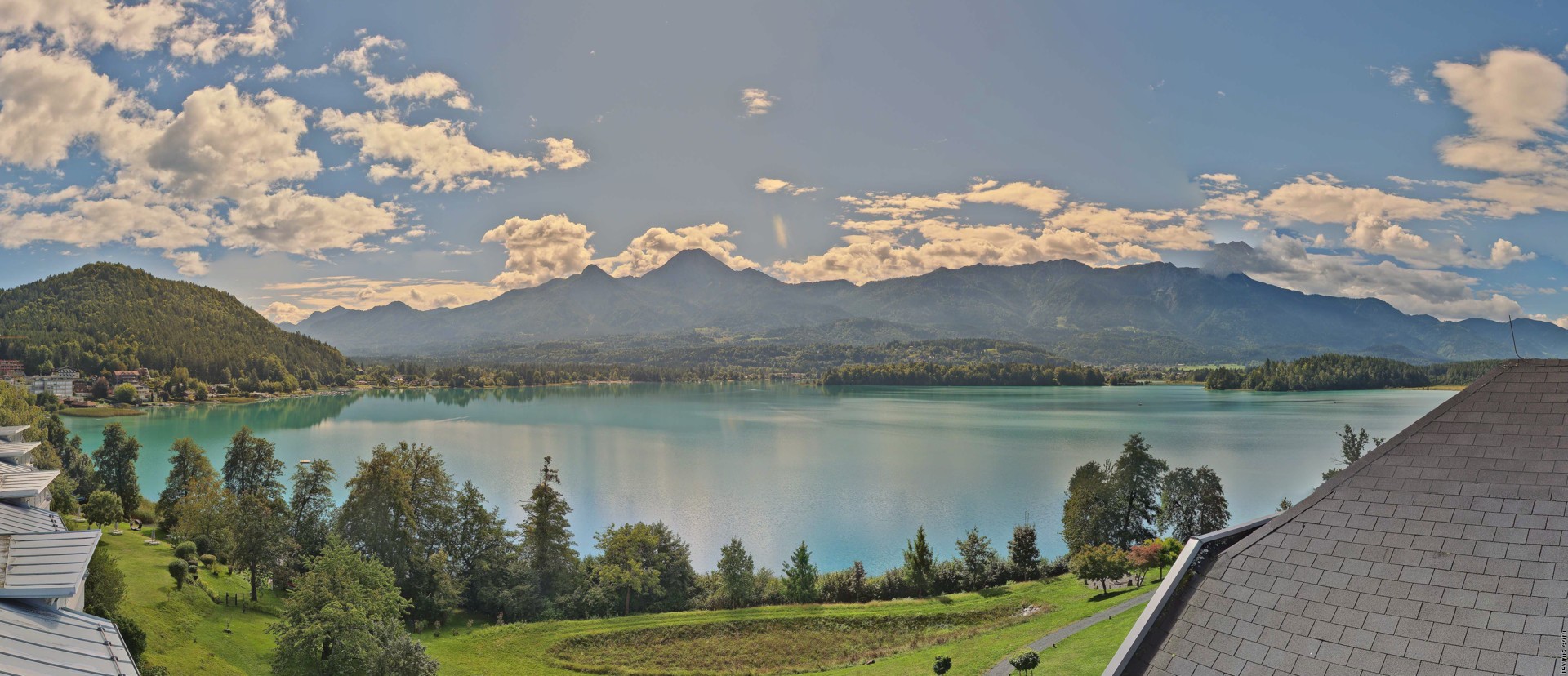 Archiv Foto Webcam Faaker See, Blickrichtung Süden