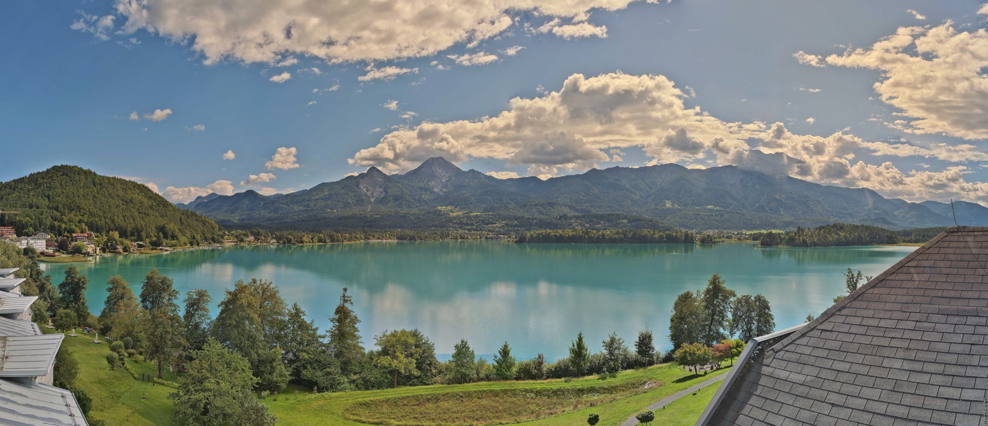 Archiv Foto Webcam Faaker See, Blickrichtung Süden
