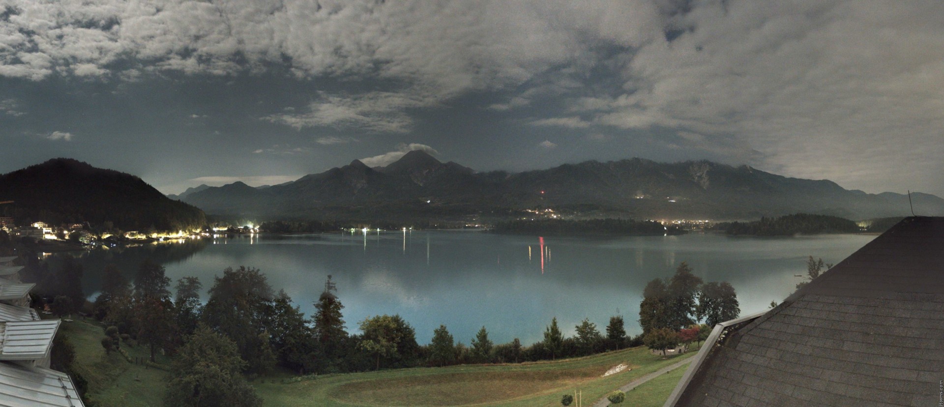 Archiv Foto Webcam Faaker See, Blickrichtung Süden