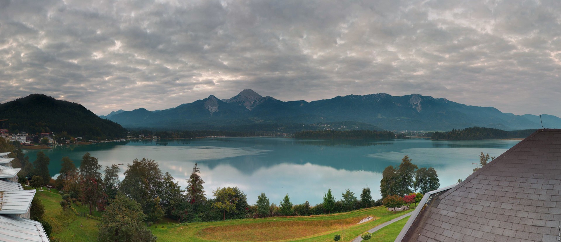 Archiv Foto Webcam Faaker See, Blickrichtung Süden