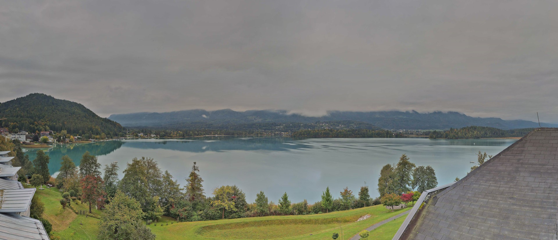 Archived image Webcam Faaker See lake, view direction south