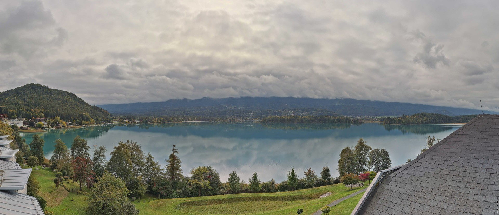 Archived image Webcam Faaker See lake, view direction south