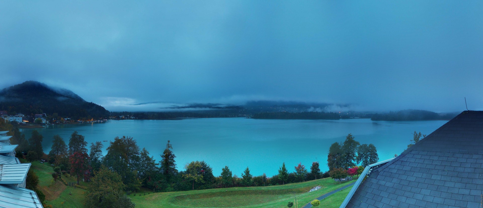Archived image Webcam Faaker See lake, view direction south