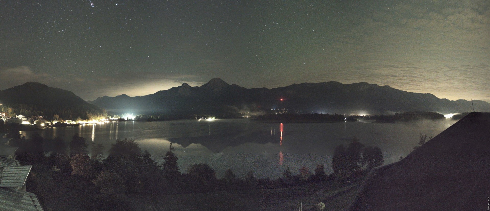 Archived image Webcam Faaker See lake, view direction south