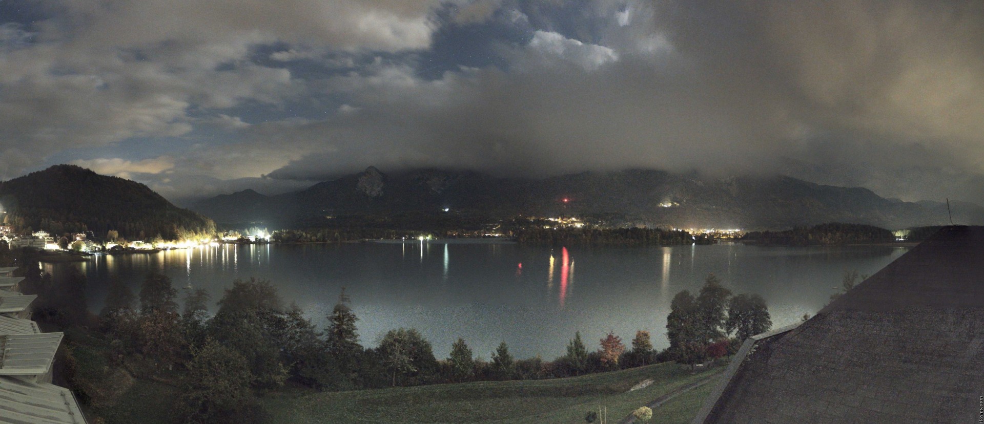 Archiv Foto Webcam Faaker See, Blickrichtung Süden