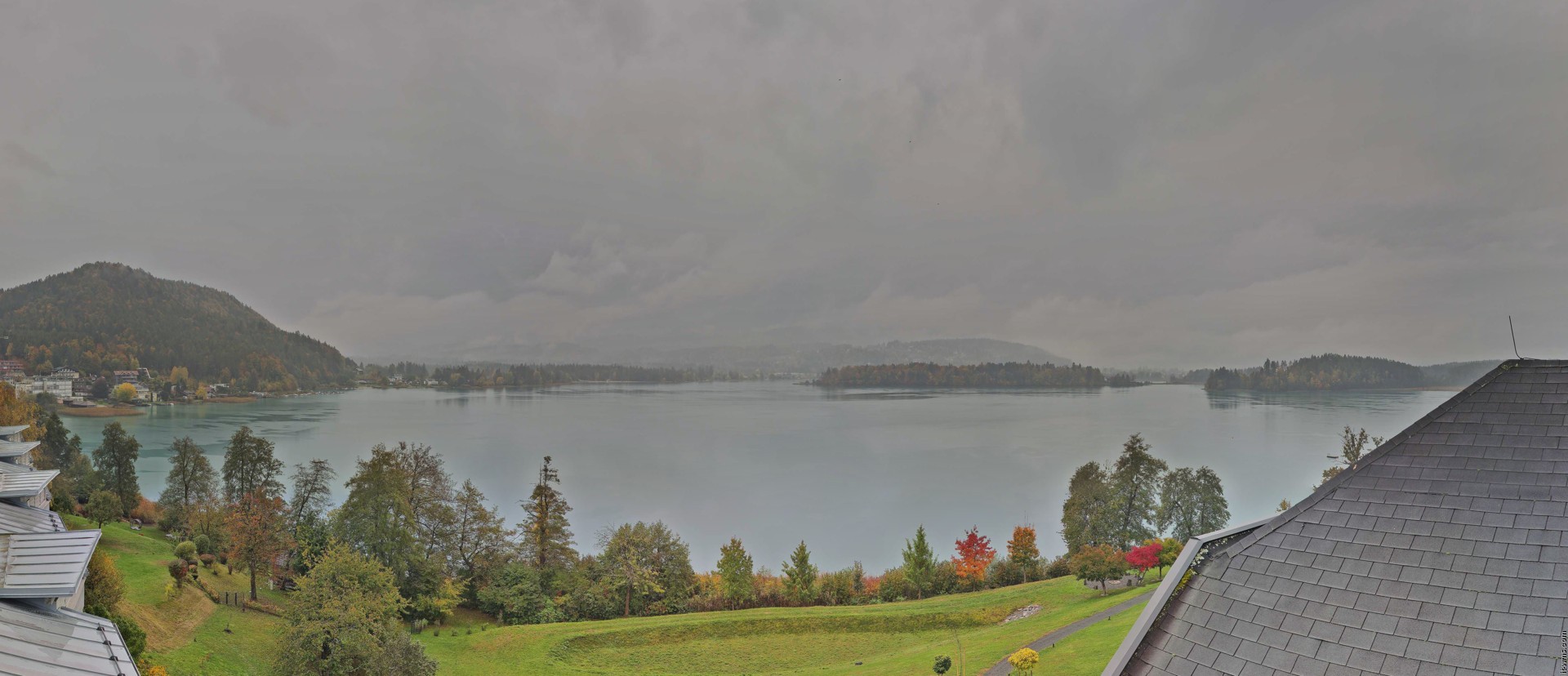 Archiv Foto Webcam Faaker See, Blickrichtung Süden
