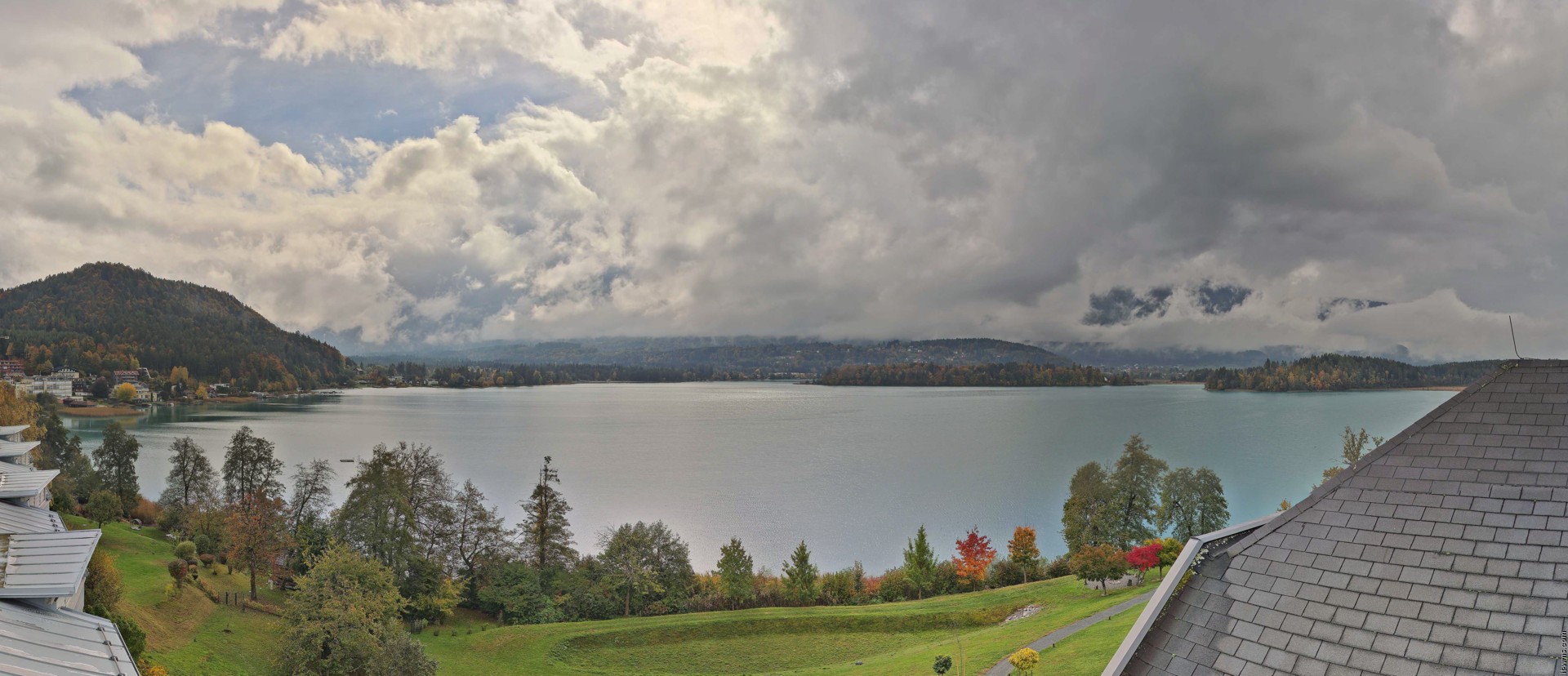 Archiv Foto Webcam Faaker See, Blickrichtung Süden