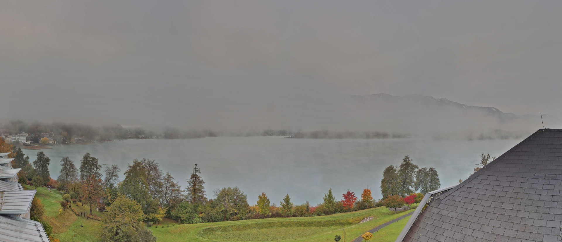 Archiv Foto Webcam Faaker See, Blickrichtung Süden