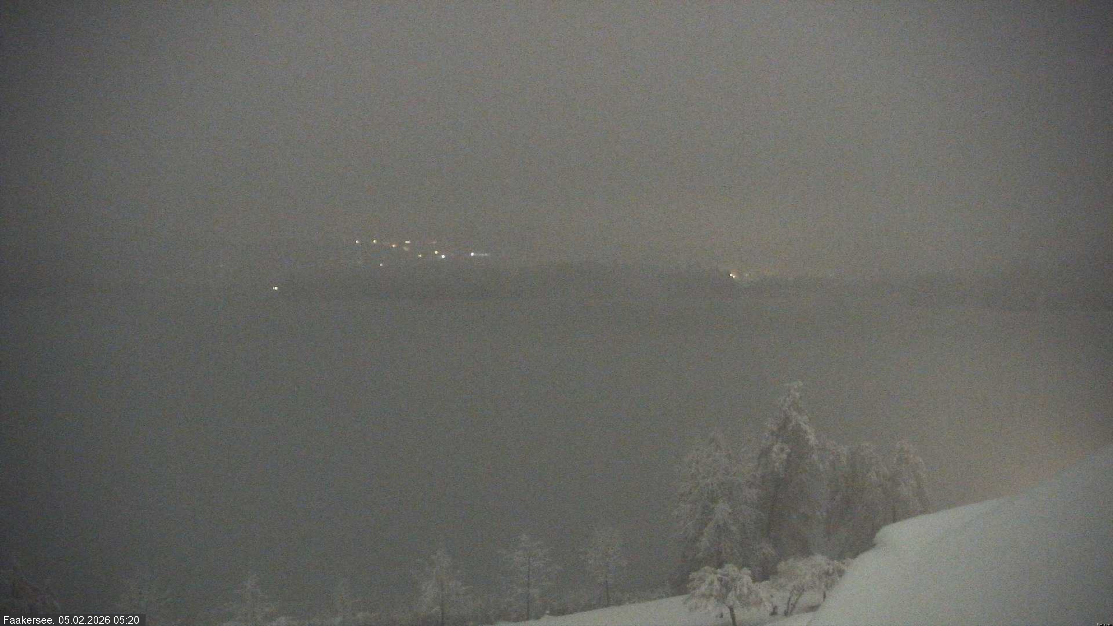 Archived image Webcam Faaker See lake, near Villach