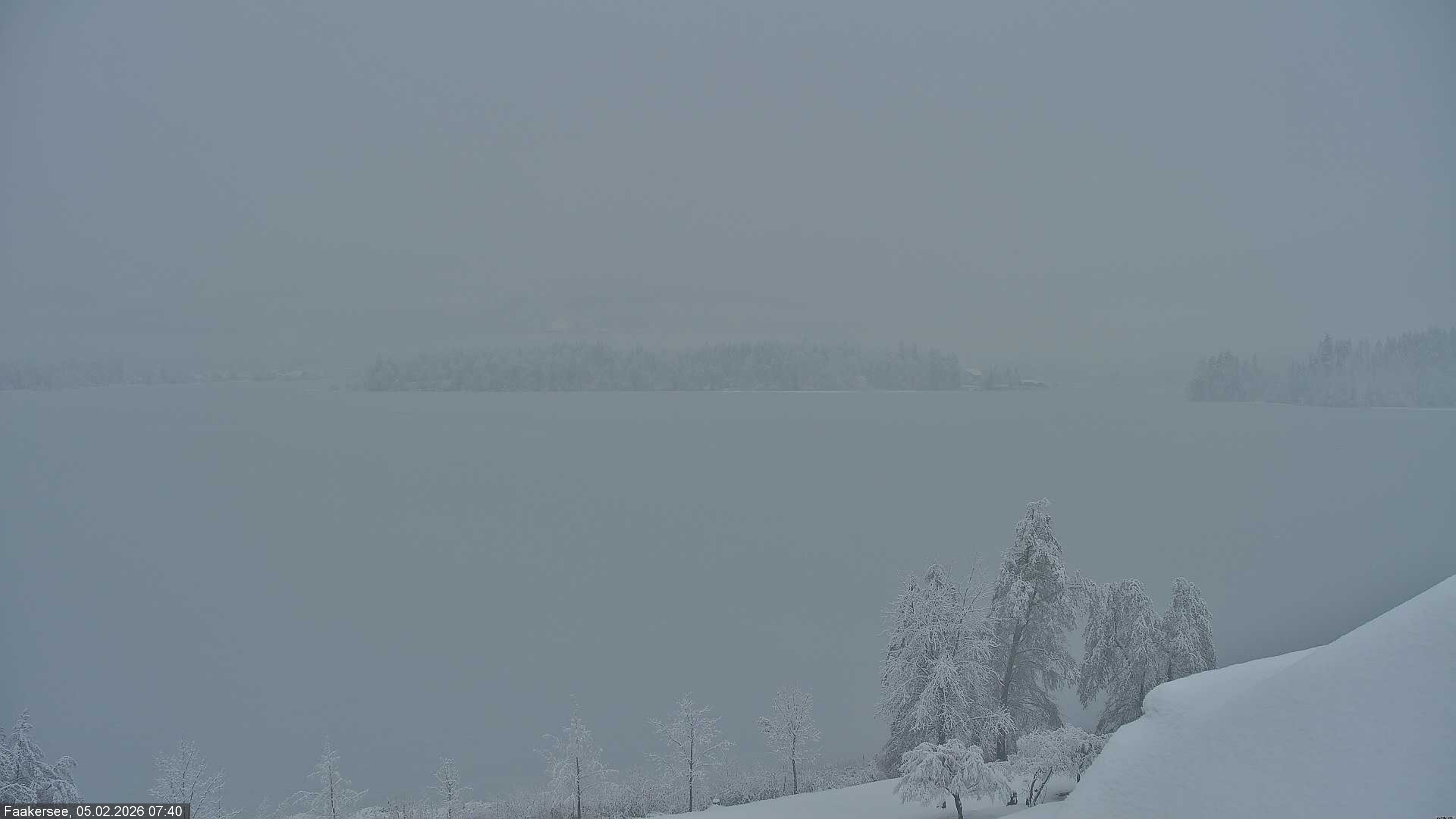 Archiv Foto Webcam Faaker See