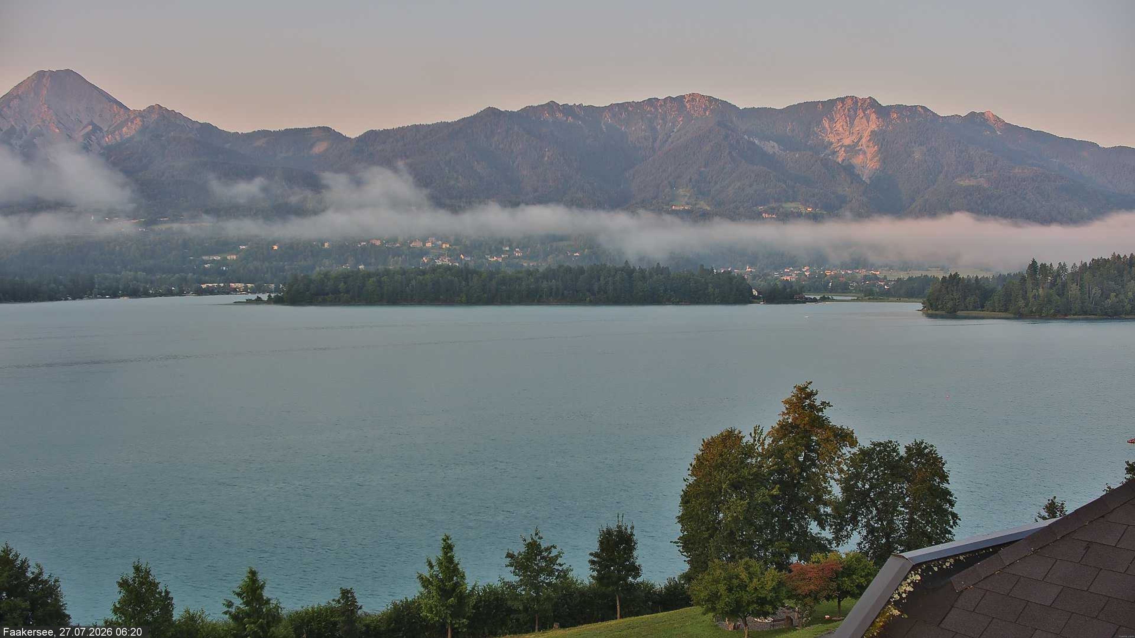 Archiv Foto Webcam Faaker See