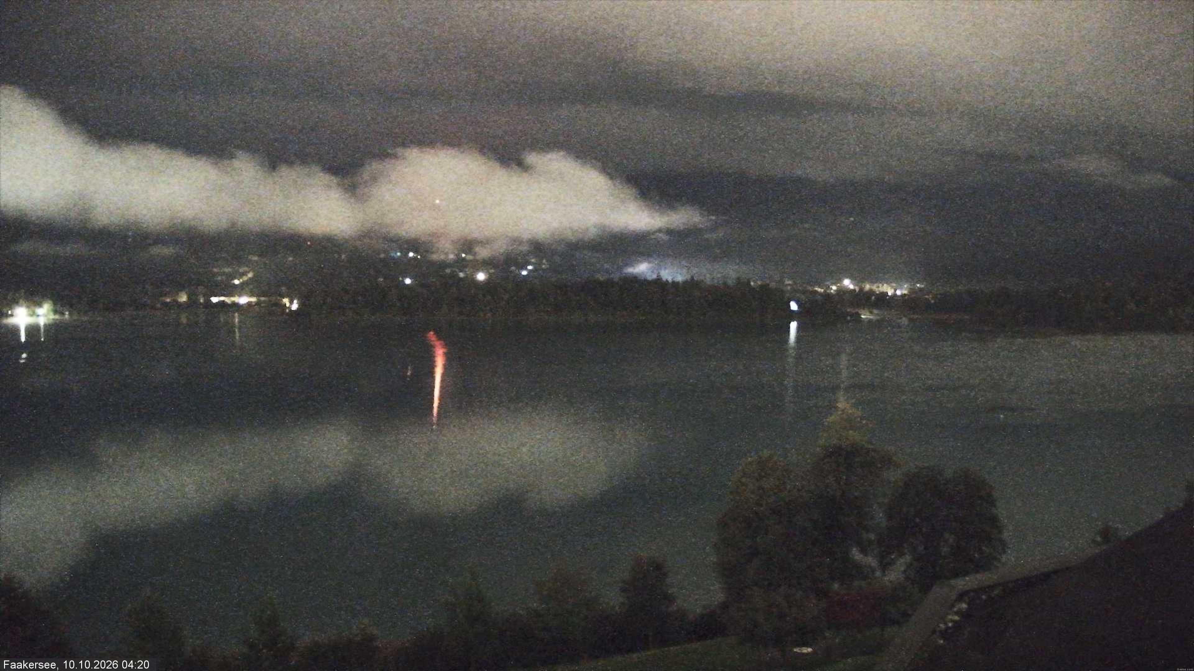 Archived image Webcam Faaker See lake, near Villach