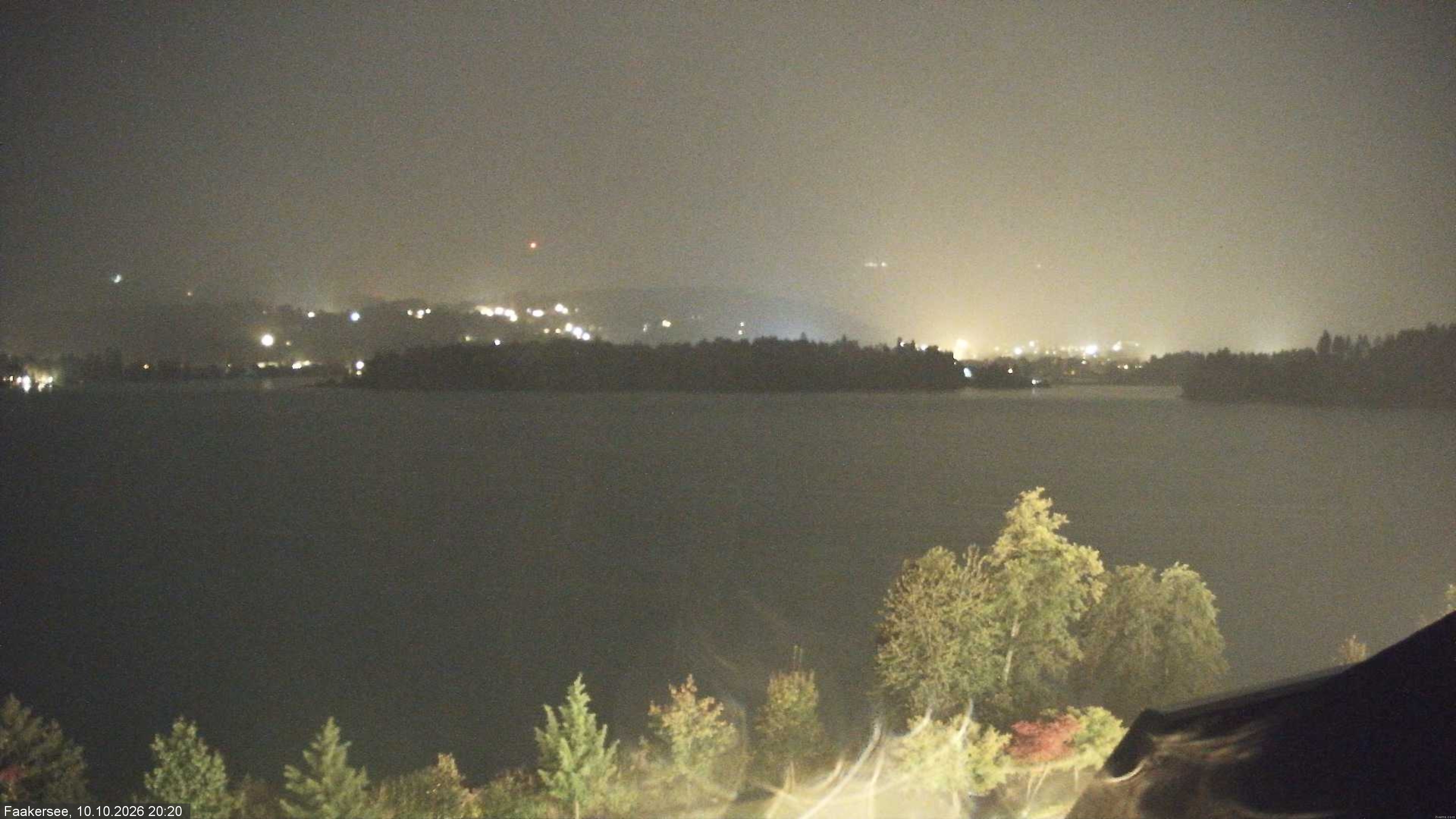 Archived image Webcam Faaker See lake, near Villach