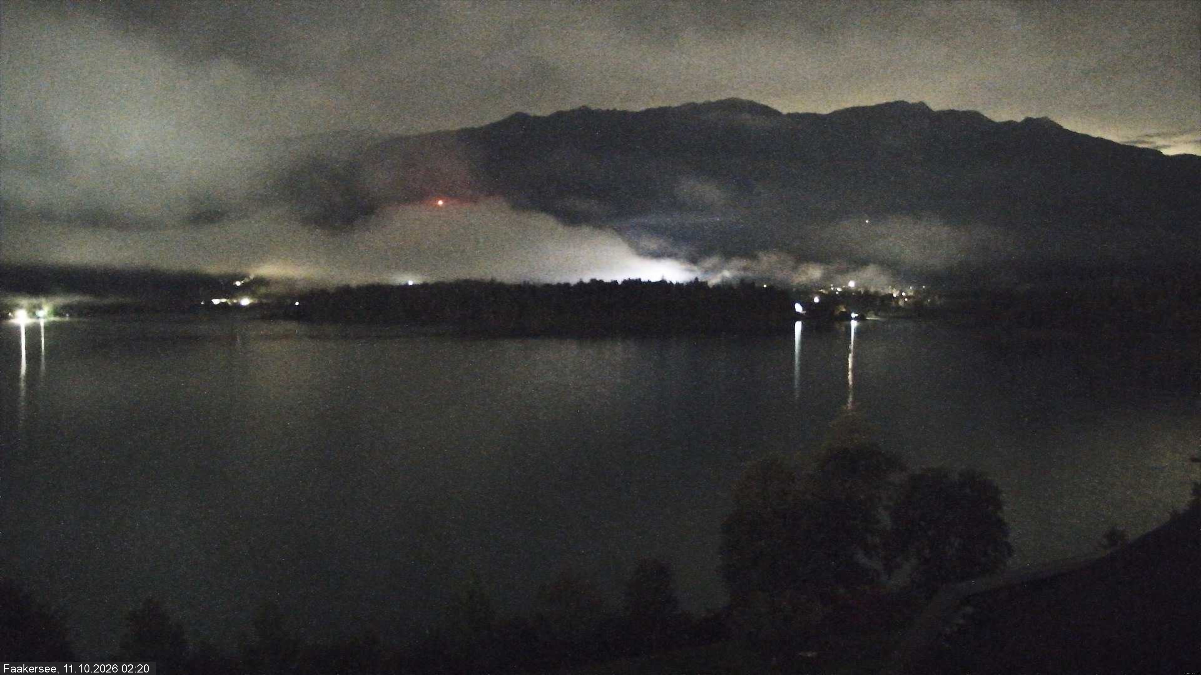Archived image Webcam Faaker See lake, near Villach