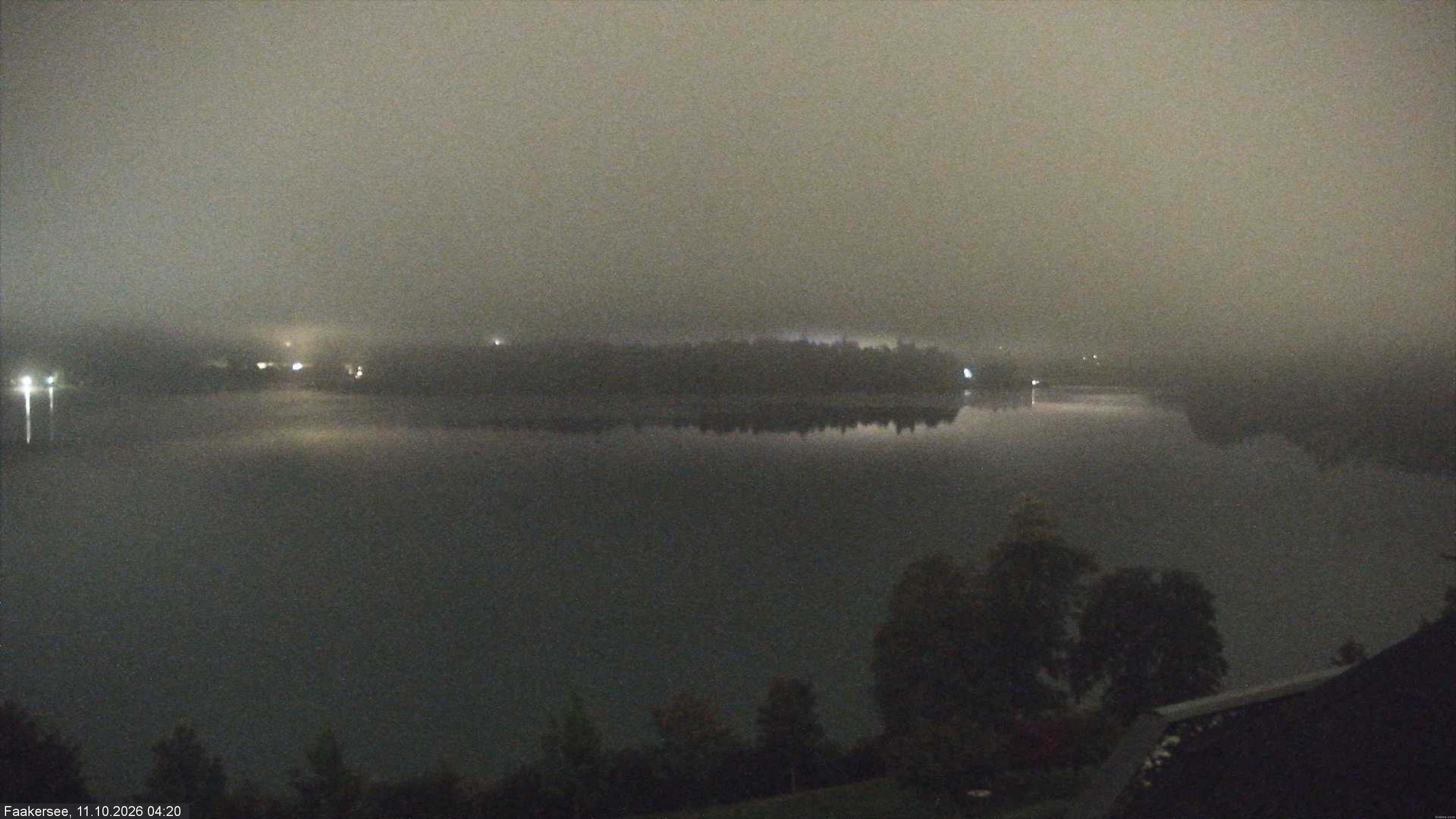 Archived image Webcam Faaker See lake, near Villach