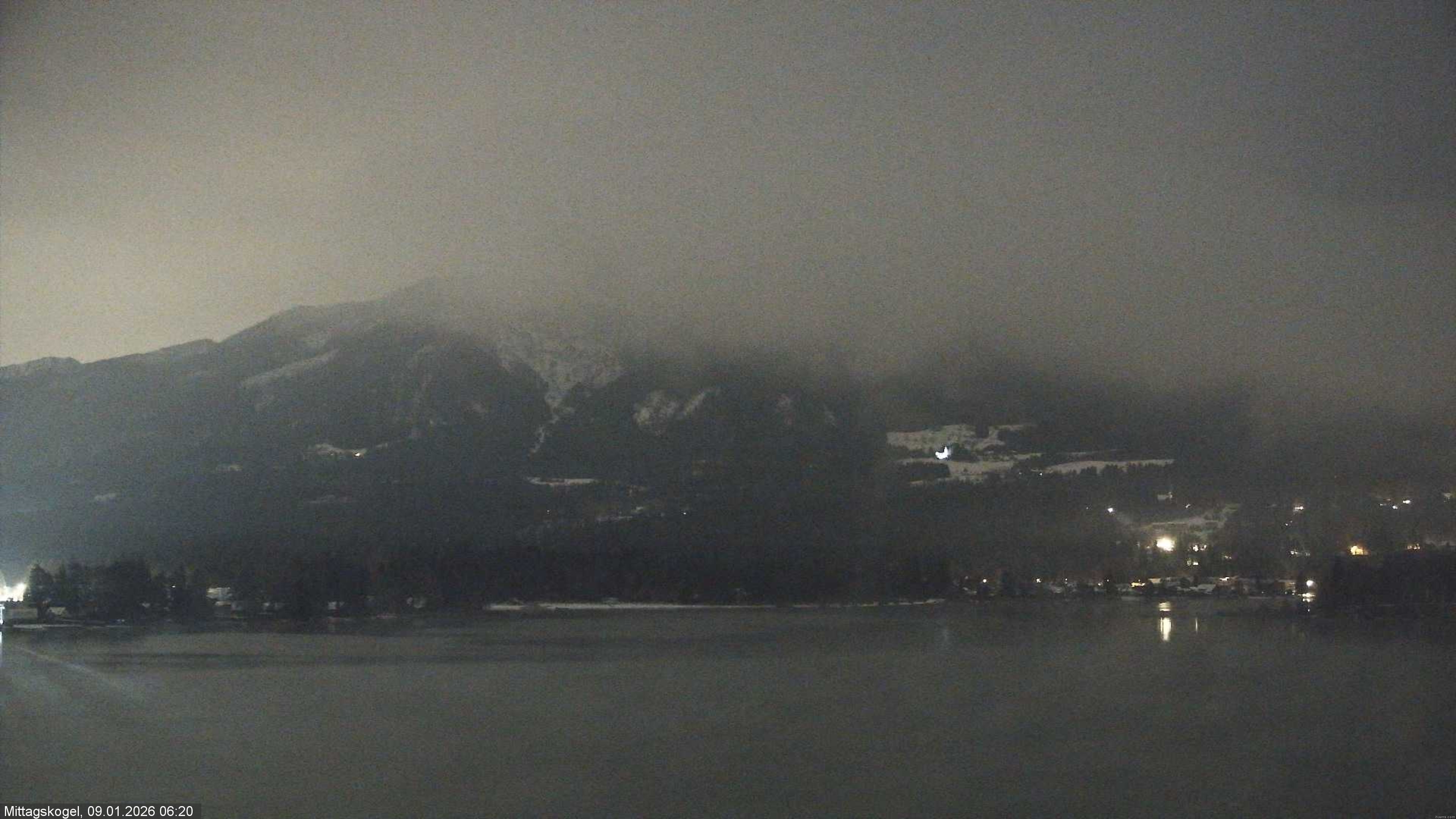 Archiv Foto Webcam Faaker See, Blickrichtung Mittagskogel