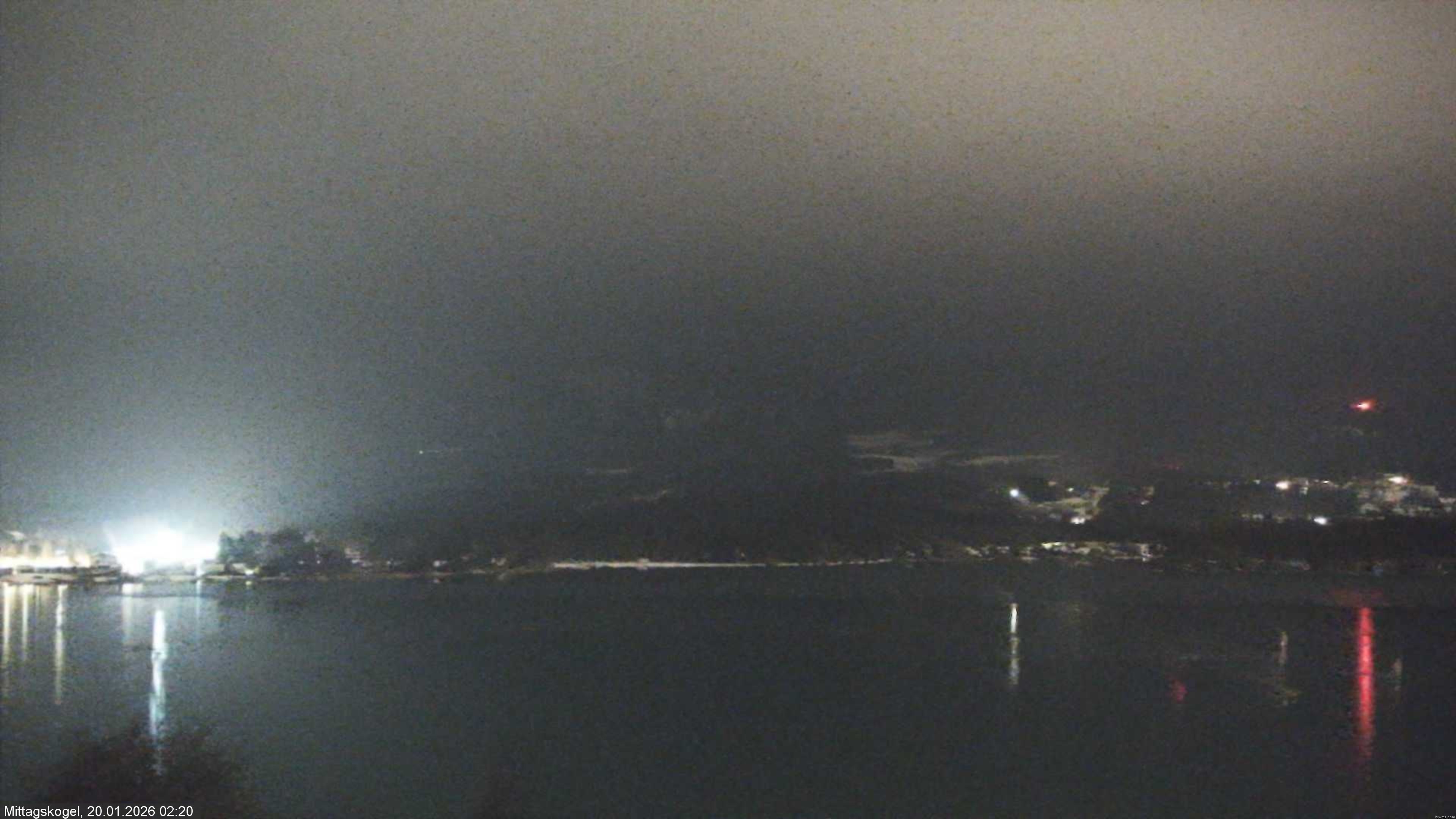 Archiv Foto Webcam Faaker See, Blickrichtung Mittagskogel