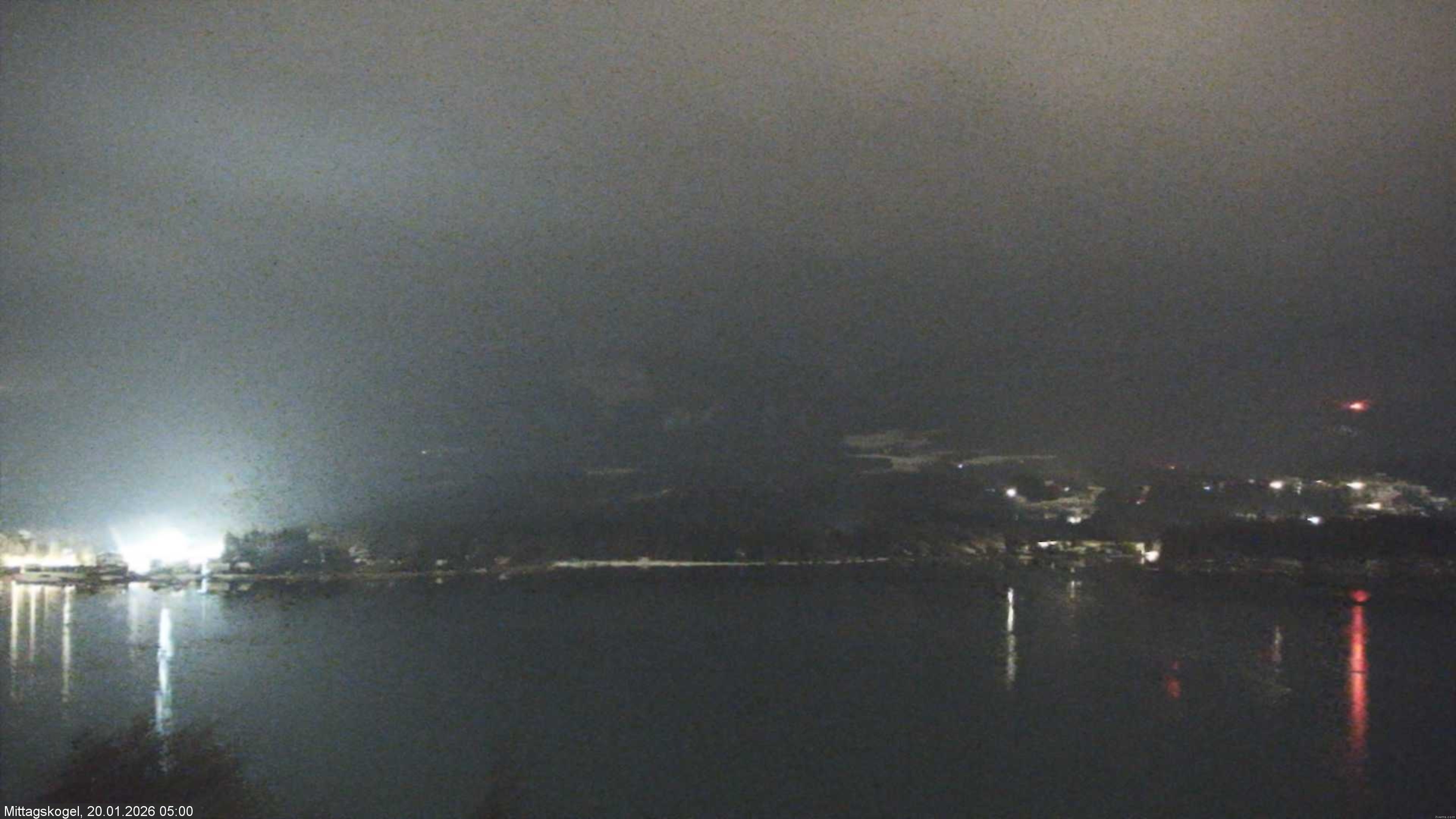 Archiv Foto Webcam Faaker See, Blickrichtung Mittagskogel