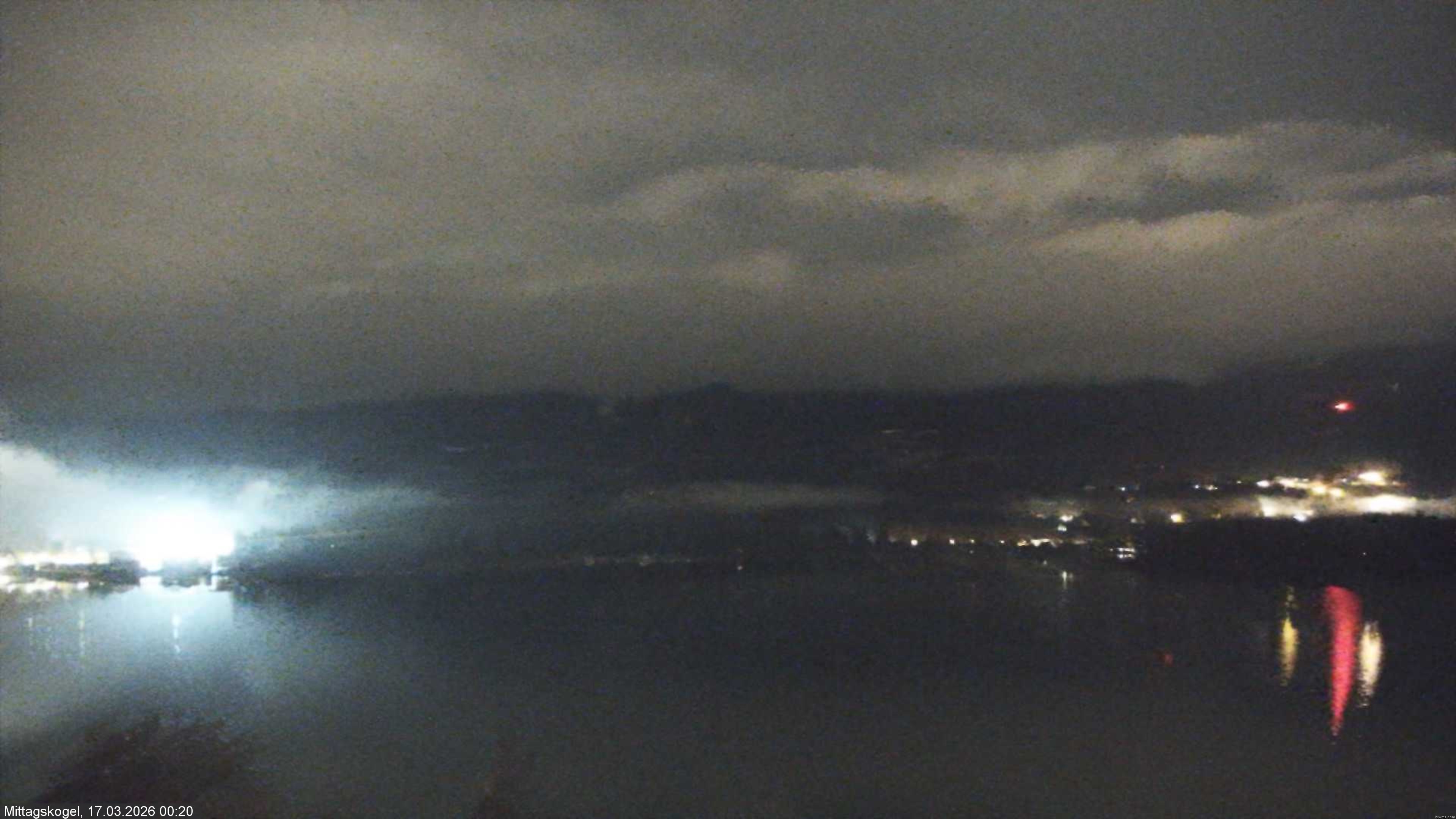 Archiv Foto Webcam Faaker See, Blickrichtung Mittagskogel