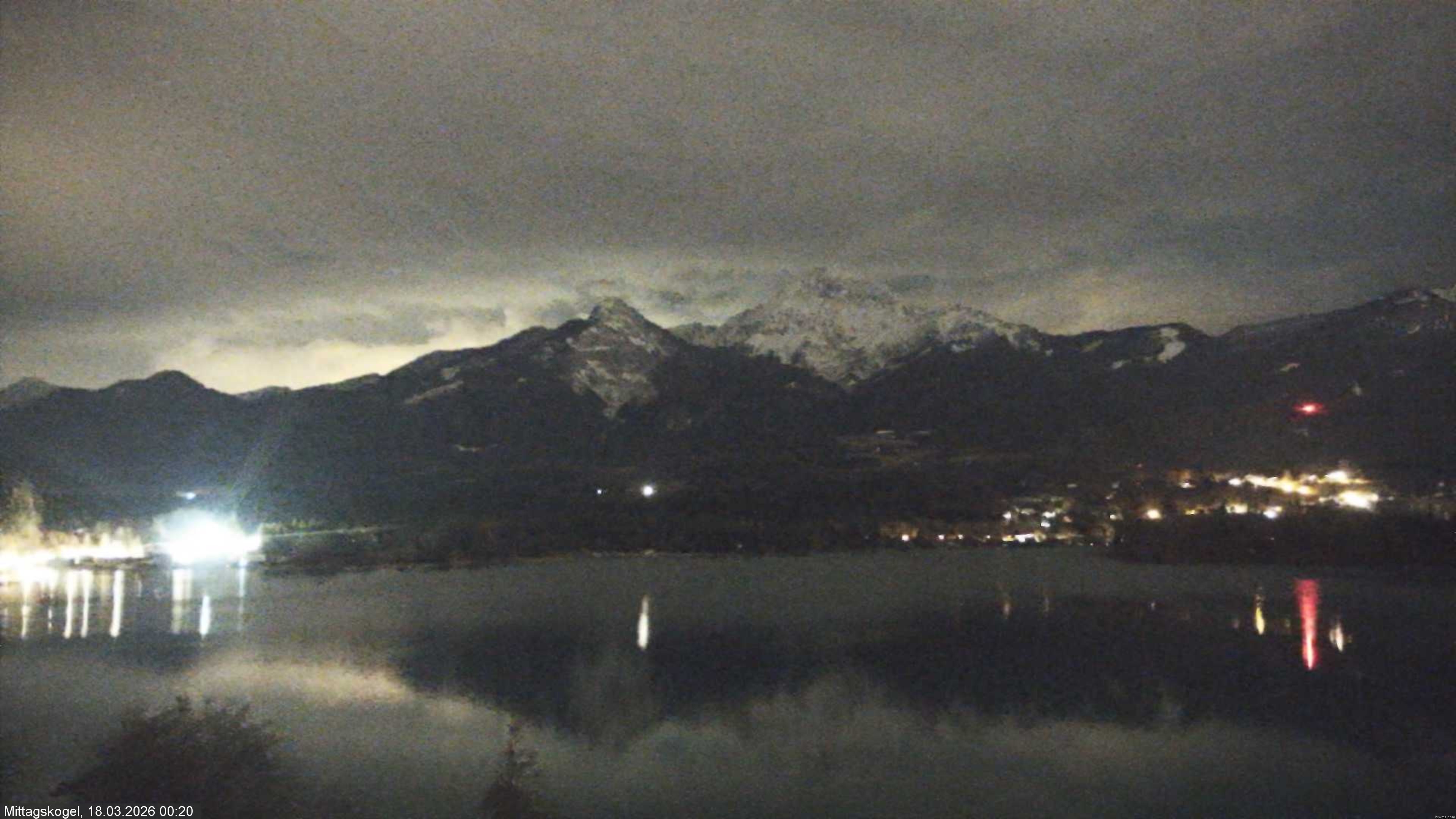 Archiv Foto Webcam Faaker See, Blickrichtung Mittagskogel