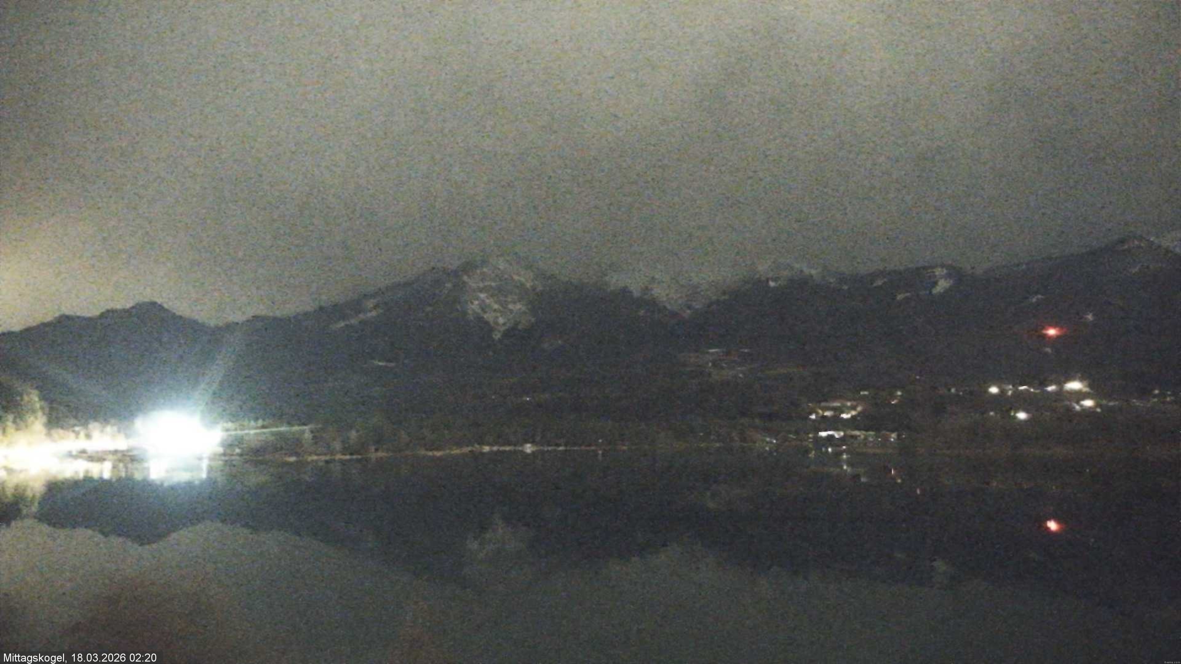 Archiv Foto Webcam Faaker See, Blickrichtung Mittagskogel
