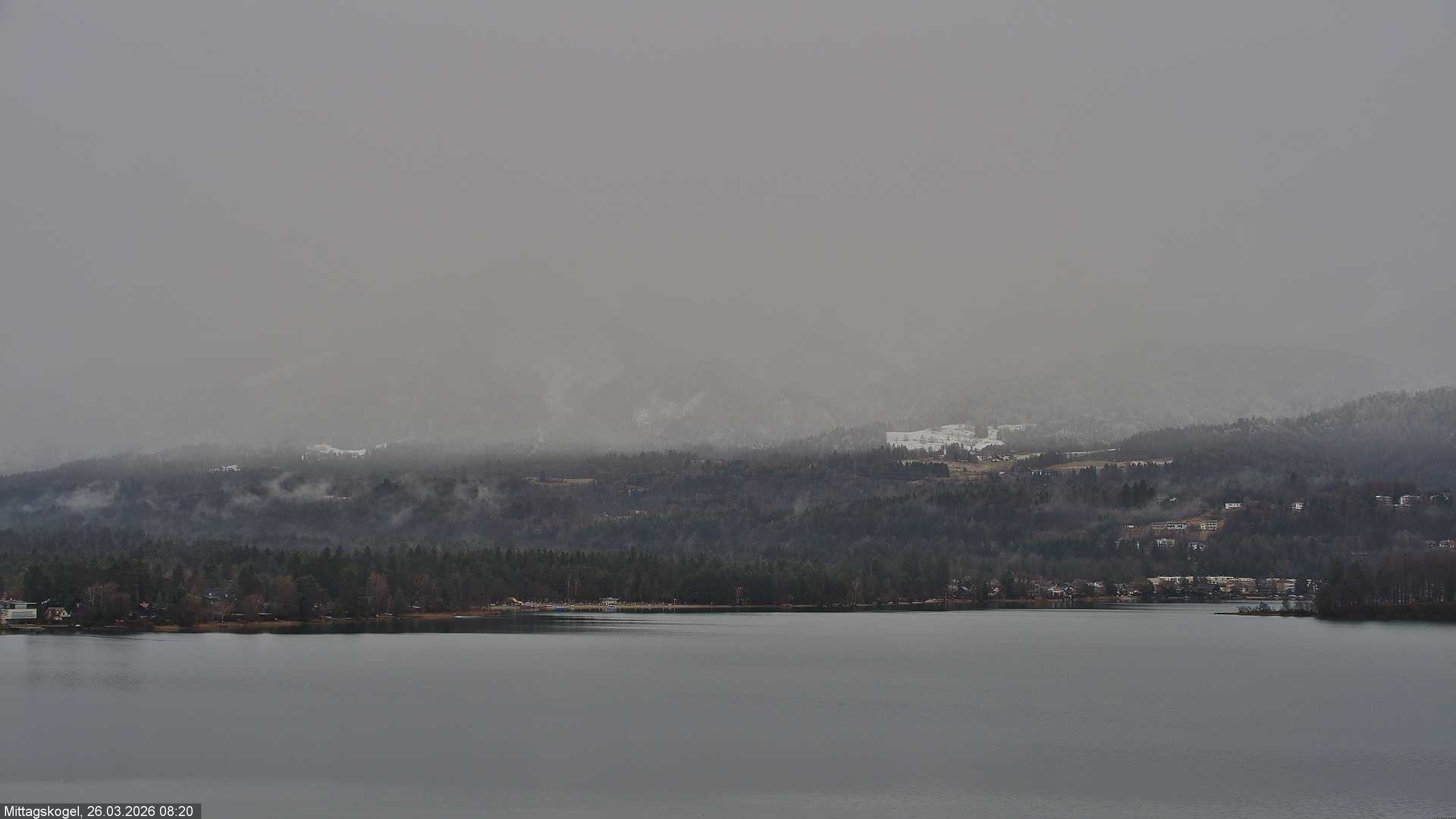 Archived image Webcam Mittagskogel mountain, Faaker See lake