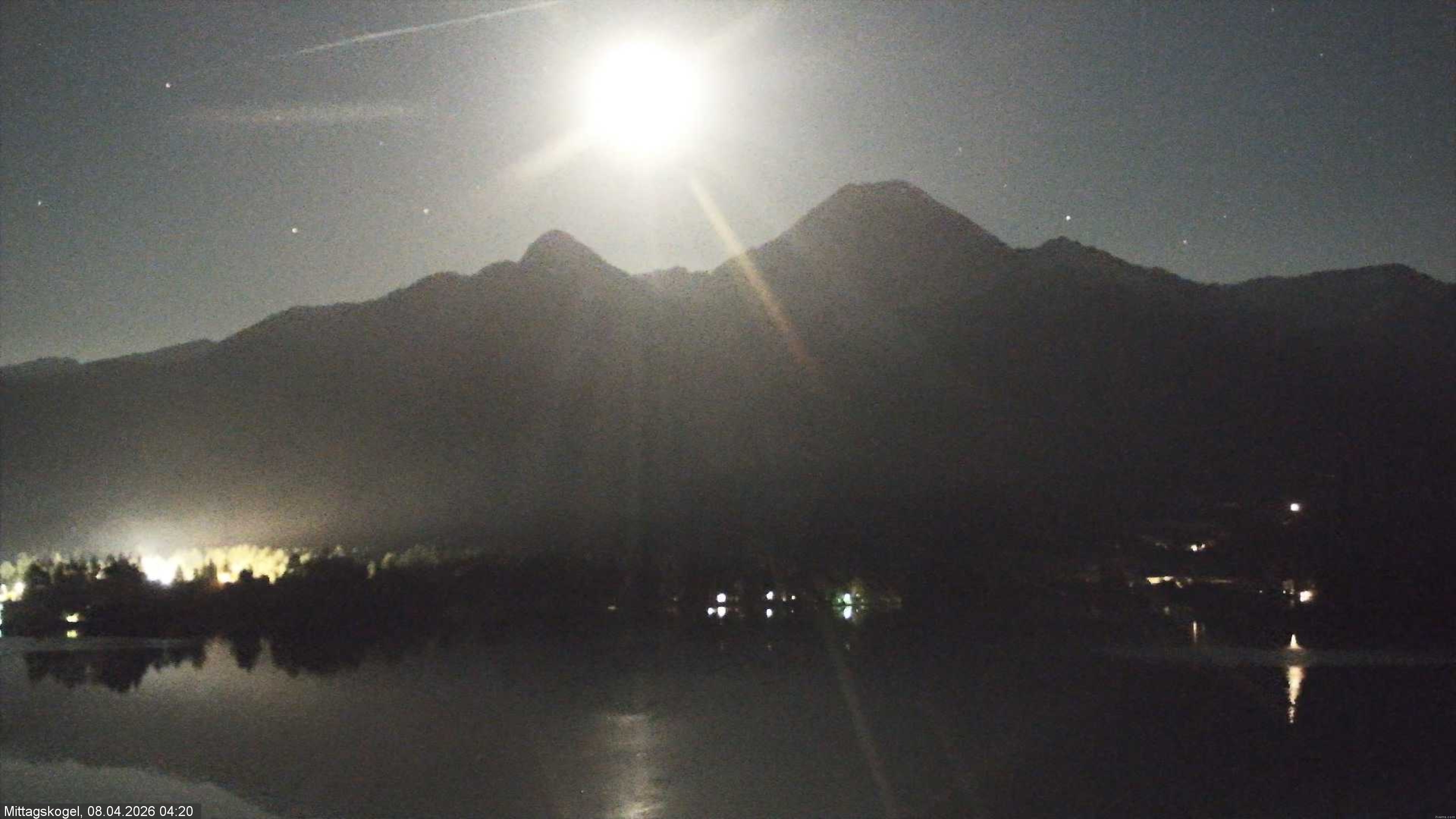 Archived image Webcam Mittagskogel mountain, Faaker See lake