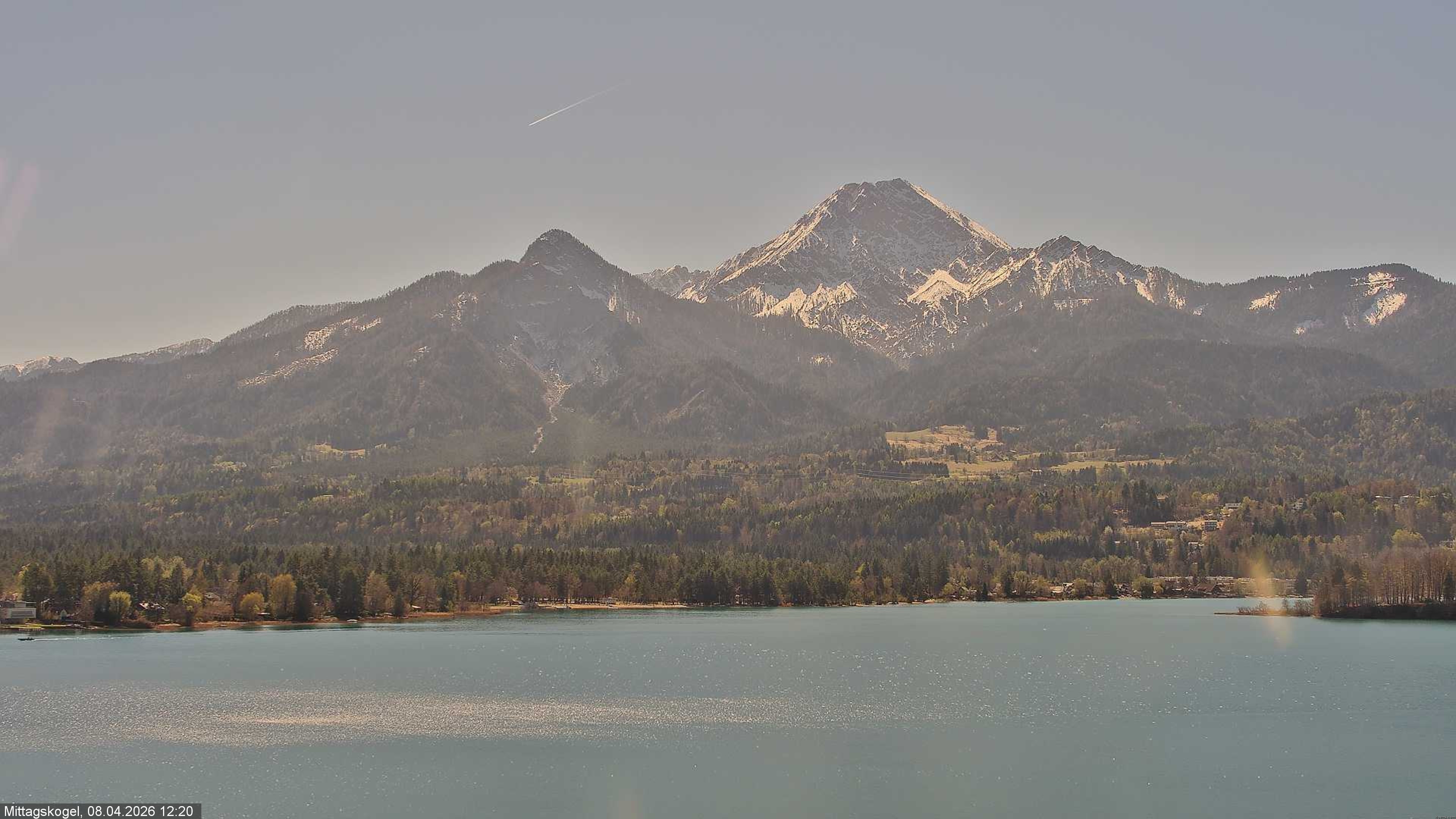 Archived image Webcam Mittagskogel mountain, Faaker See lake