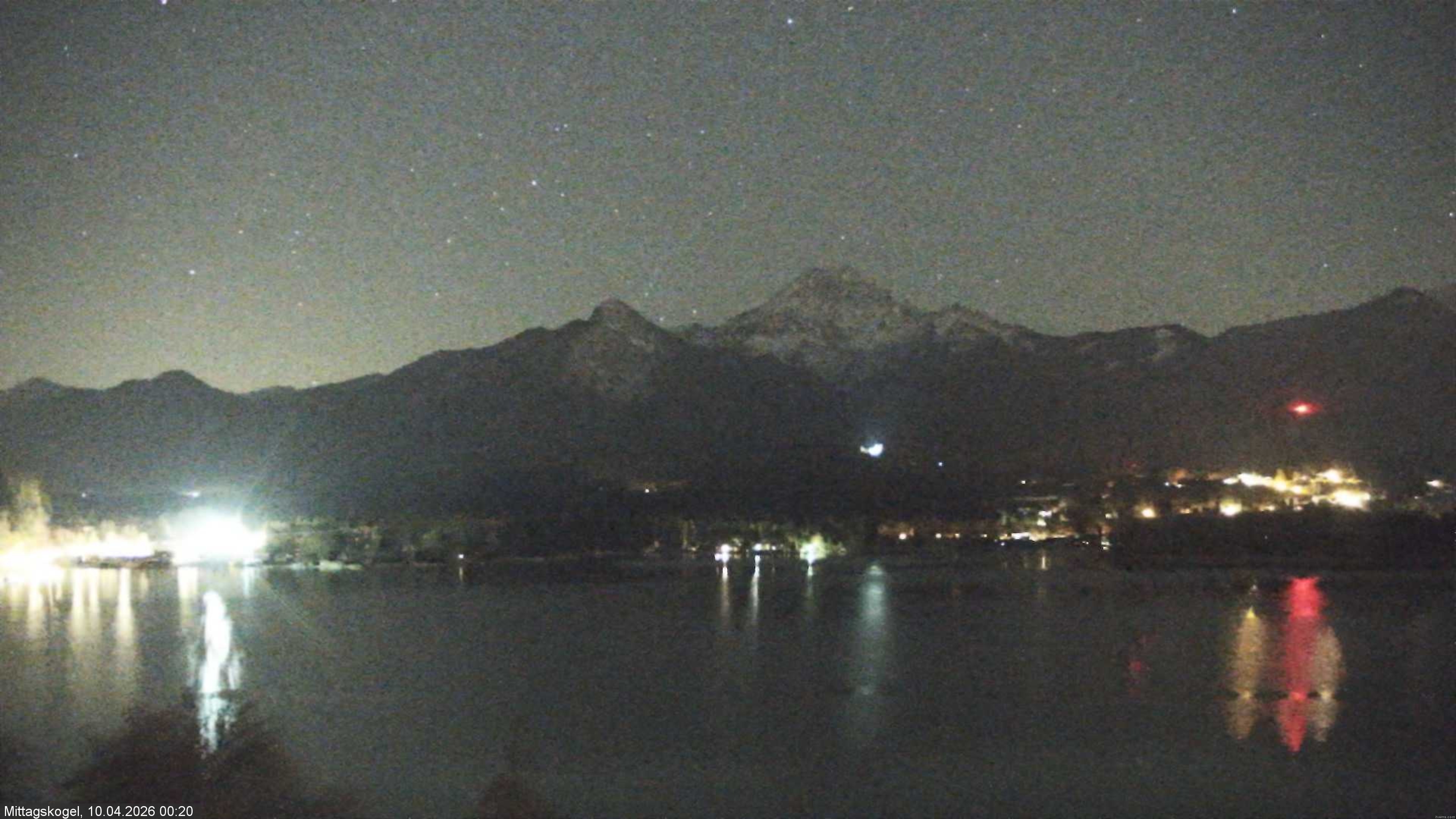 Archiv Foto Webcam Faaker See, Blickrichtung Mittagskogel