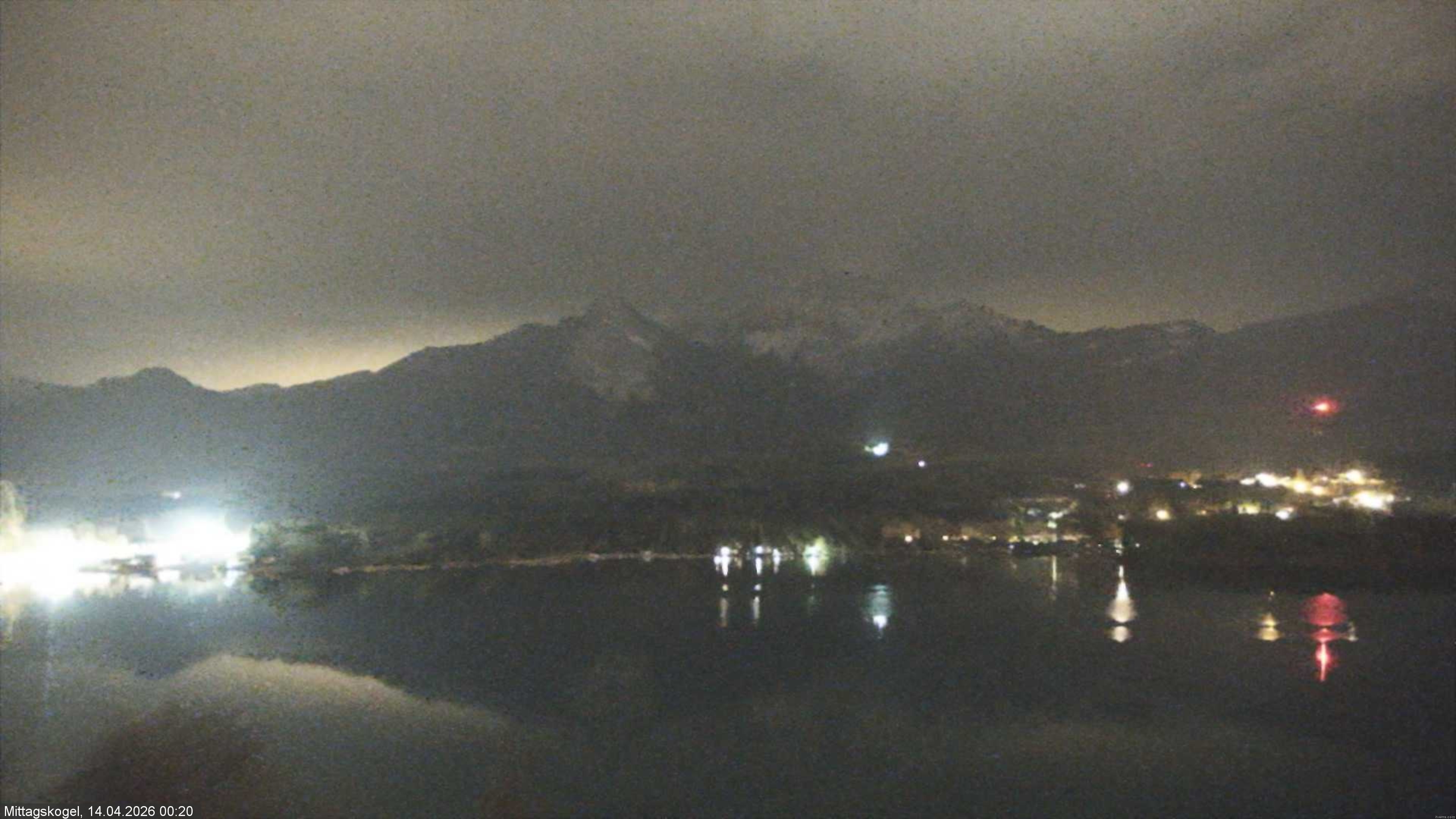 Archiv Foto Webcam Faaker See, Blickrichtung Mittagskogel