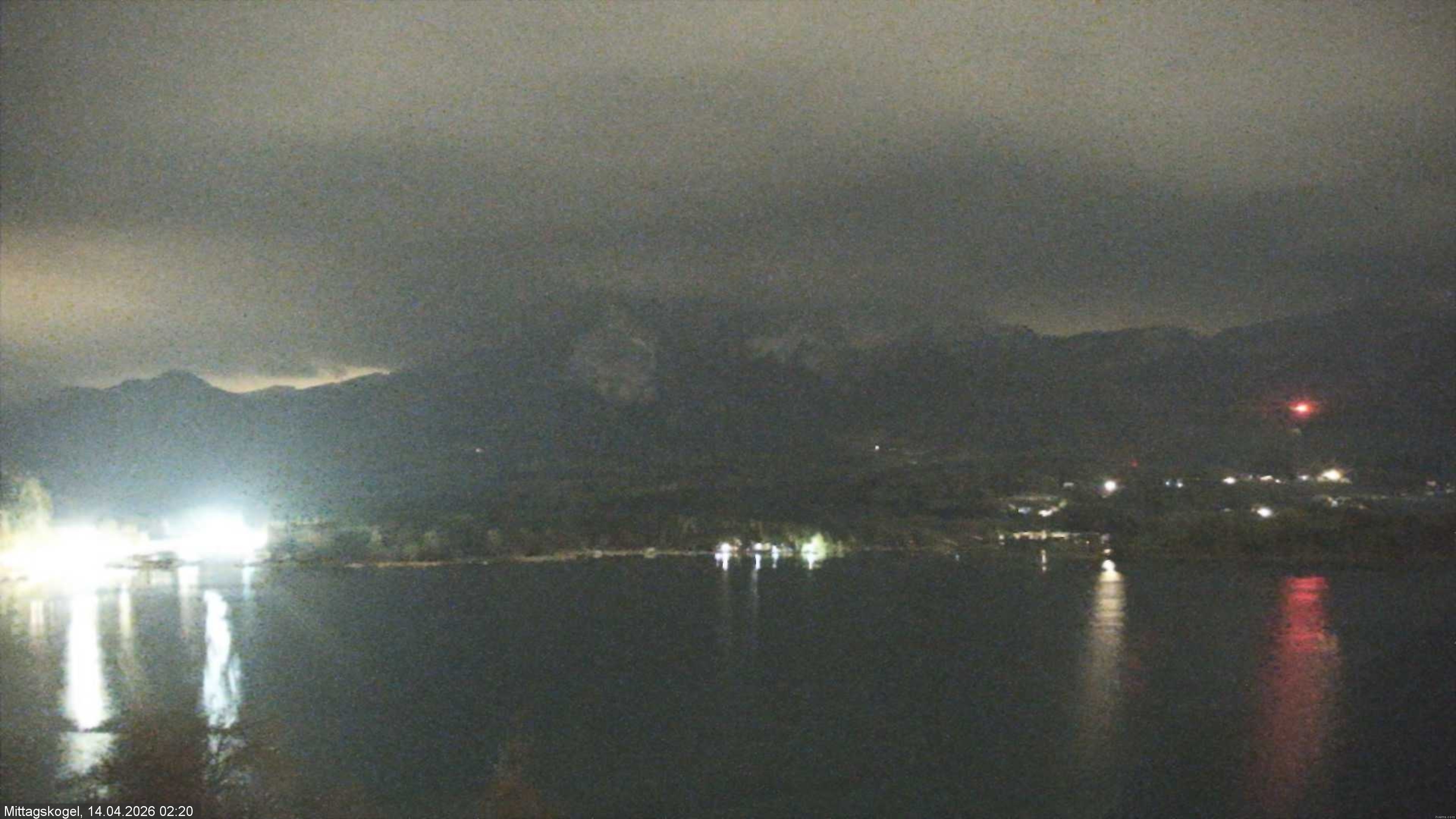 Archiv Foto Webcam Faaker See, Blickrichtung Mittagskogel