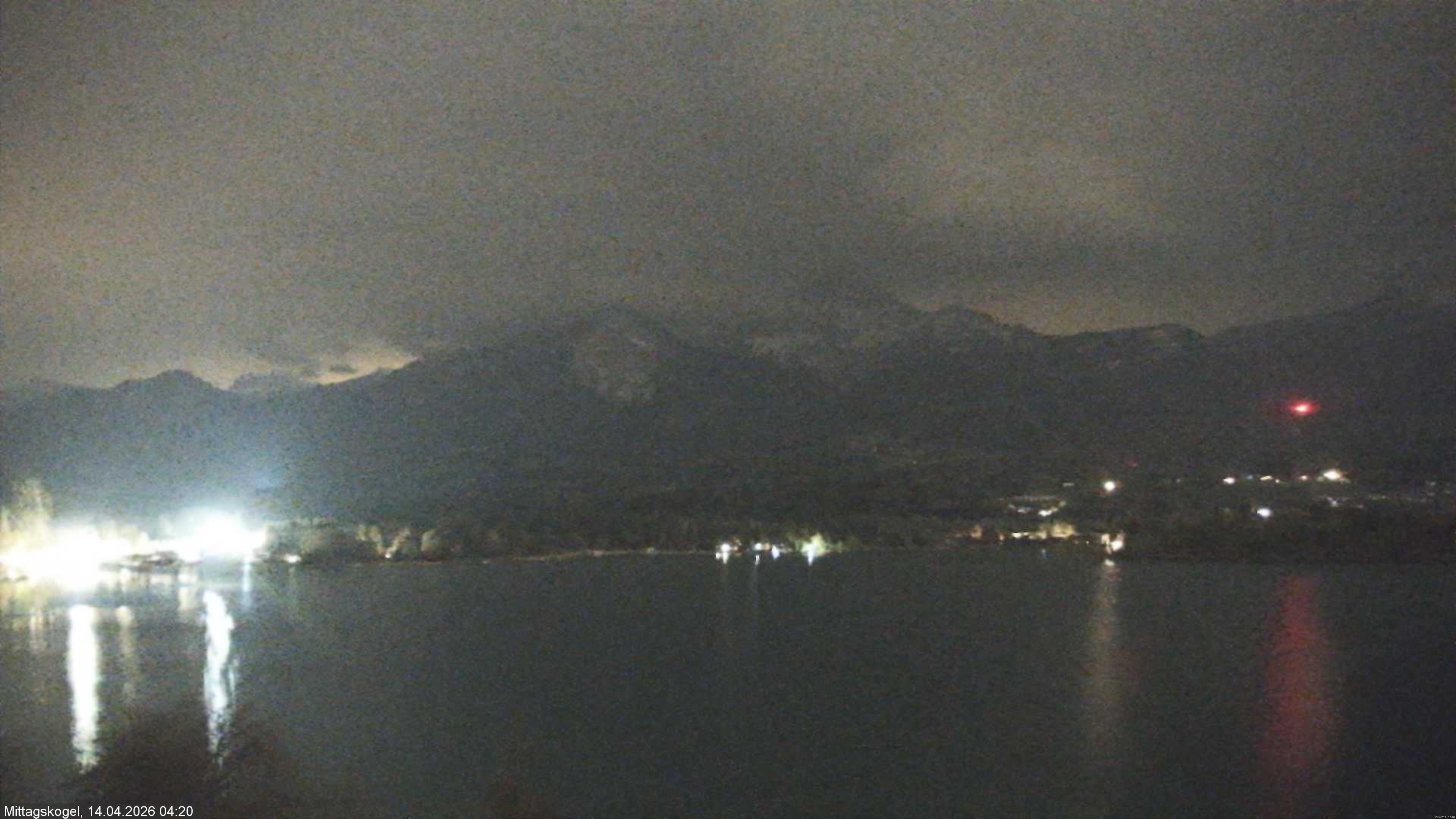 Archiv Foto Webcam Faaker See, Blickrichtung Mittagskogel