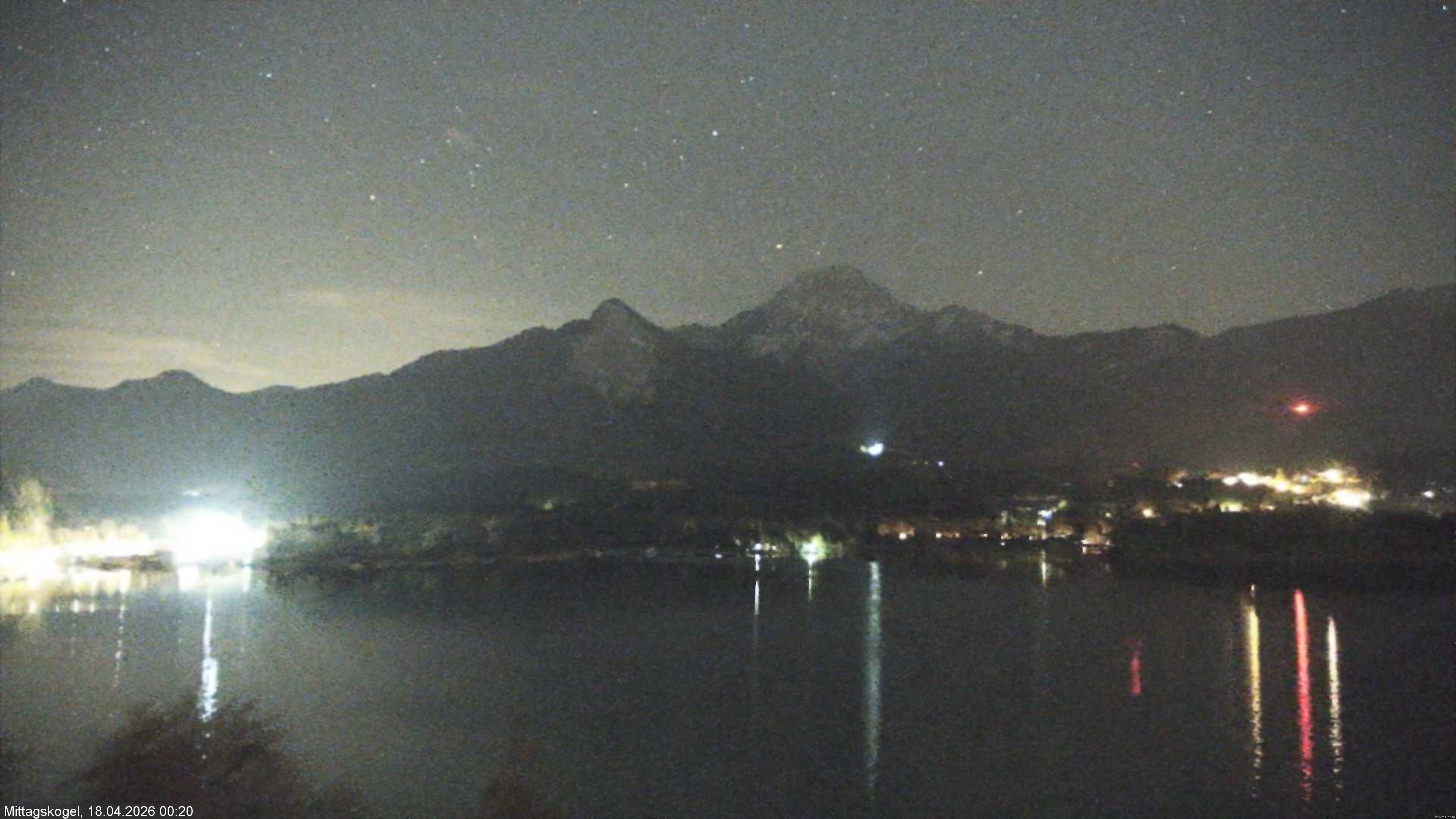Archived image Webcam Mittagskogel mountain, Faaker See lake