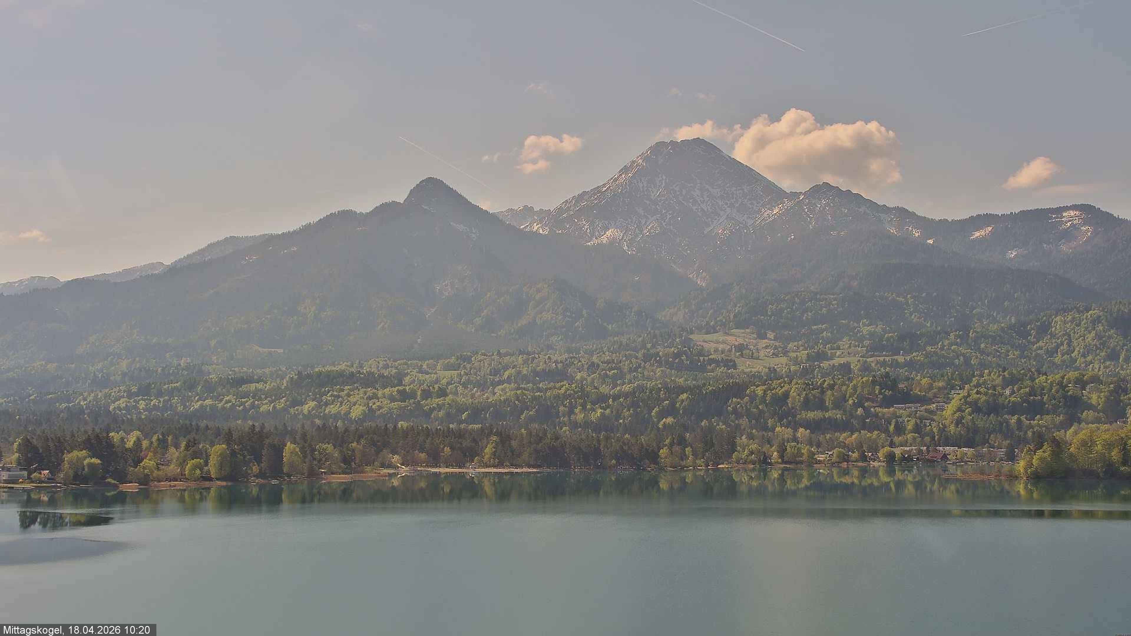 Archived image Webcam Mittagskogel mountain, Faaker See lake