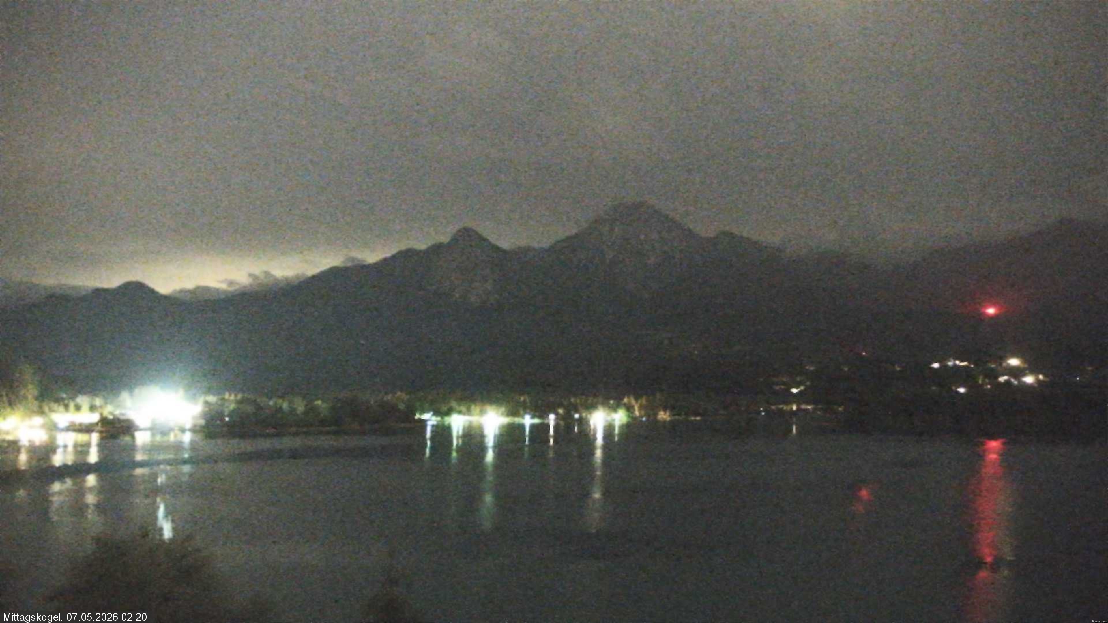 Archived image Webcam Mittagskogel mountain, Faaker See lake