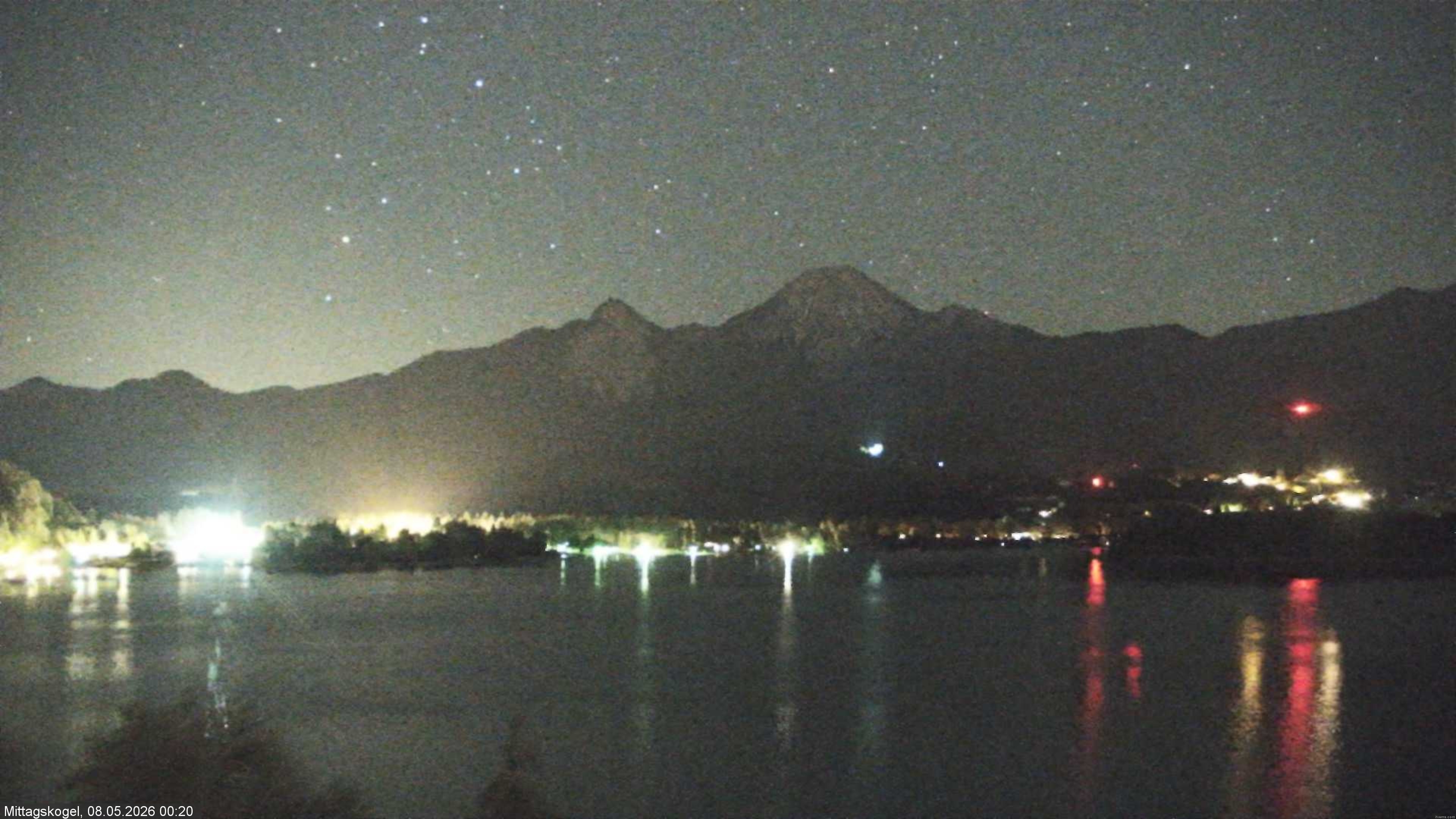 Archiv Foto Webcam Faaker See, Blickrichtung Mittagskogel