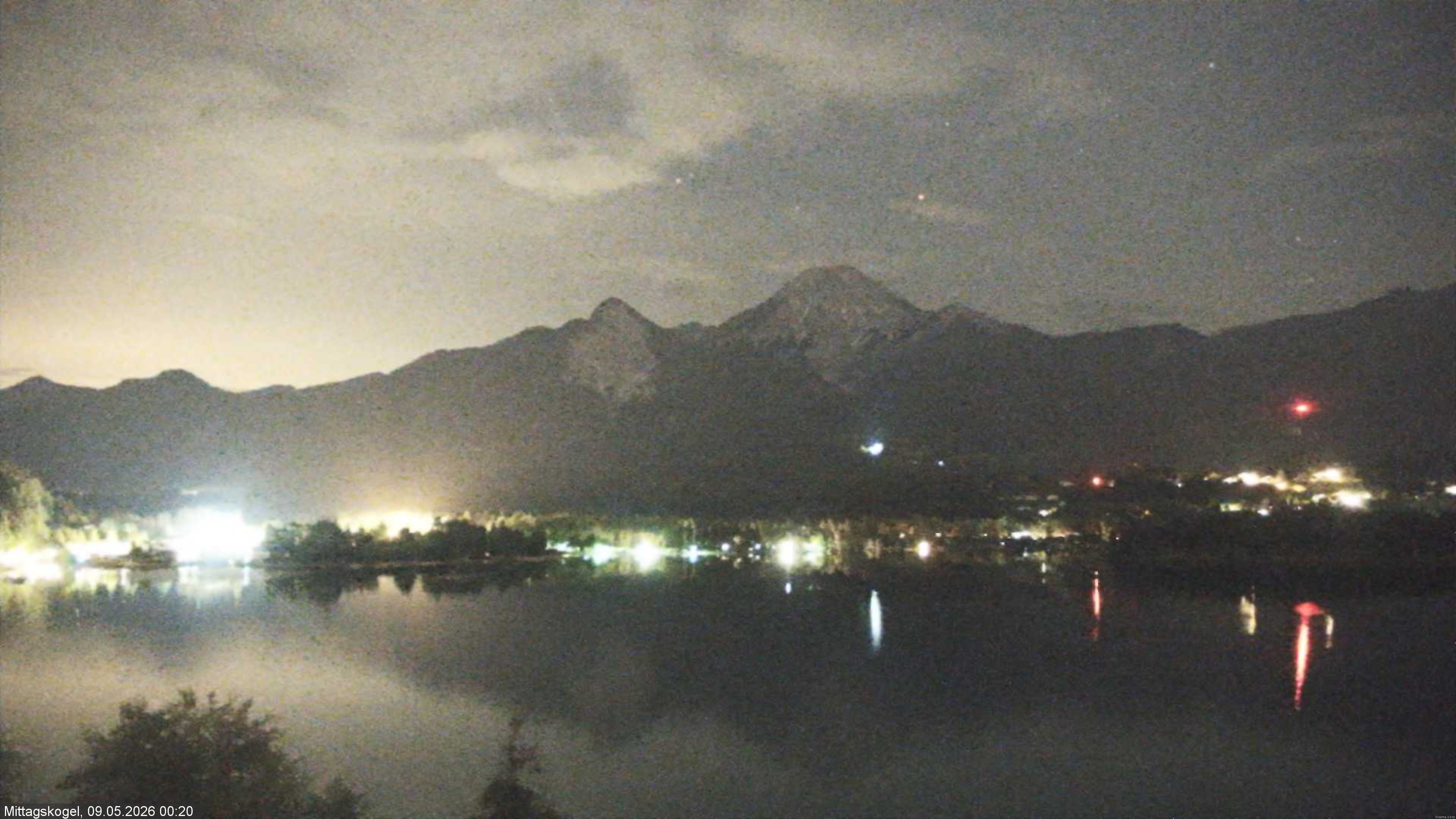 Archived image Webcam Mittagskogel mountain, Faaker See lake