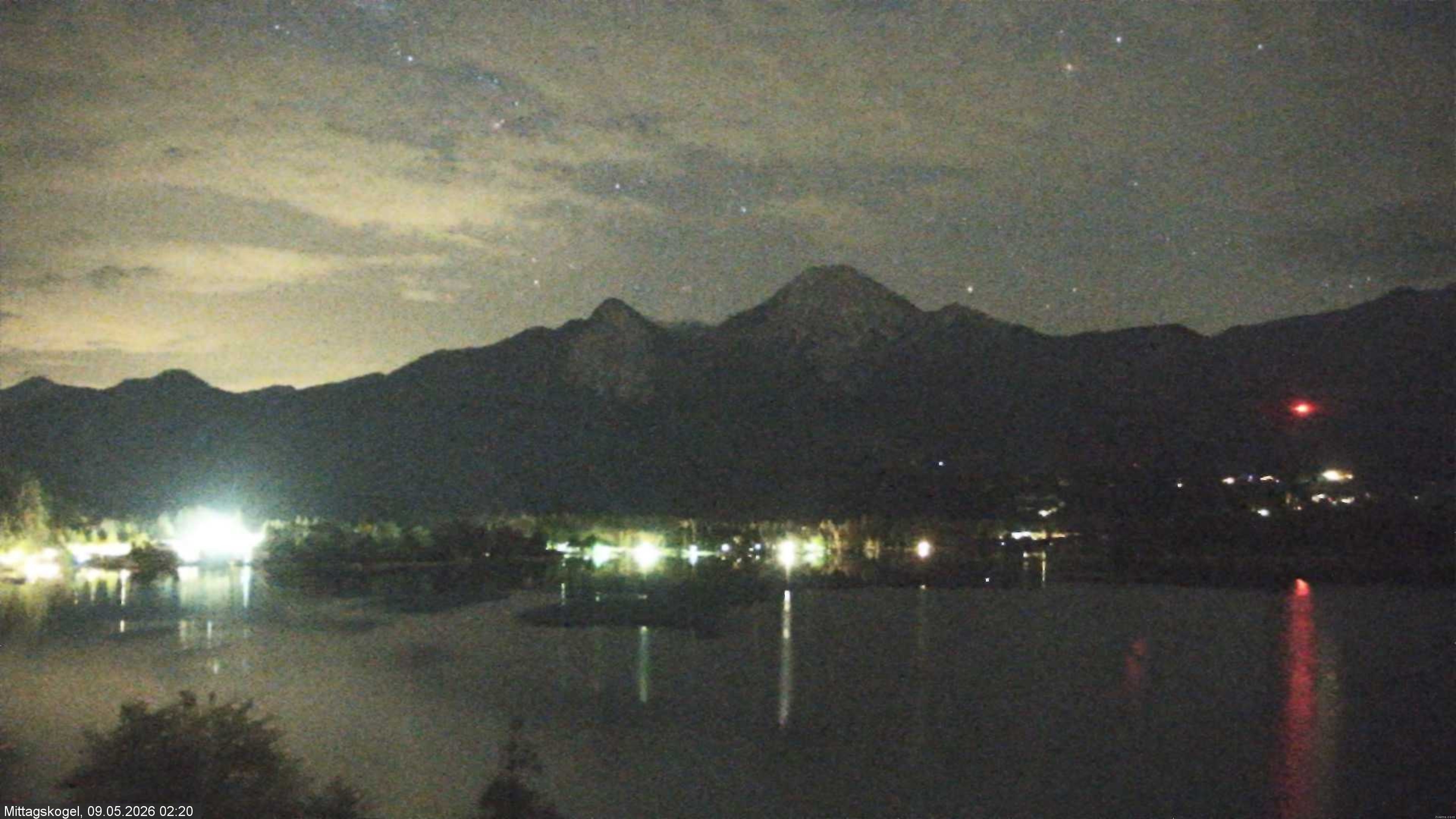 Archived image Webcam Mittagskogel mountain, Faaker See lake