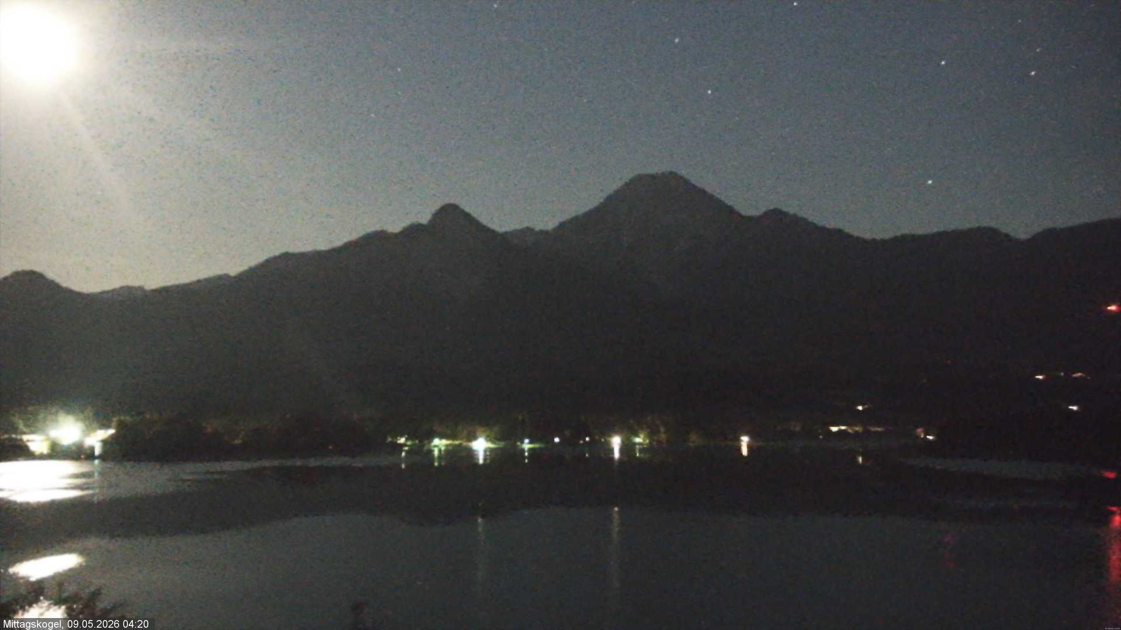 Archived image Webcam Mittagskogel mountain, Faaker See lake