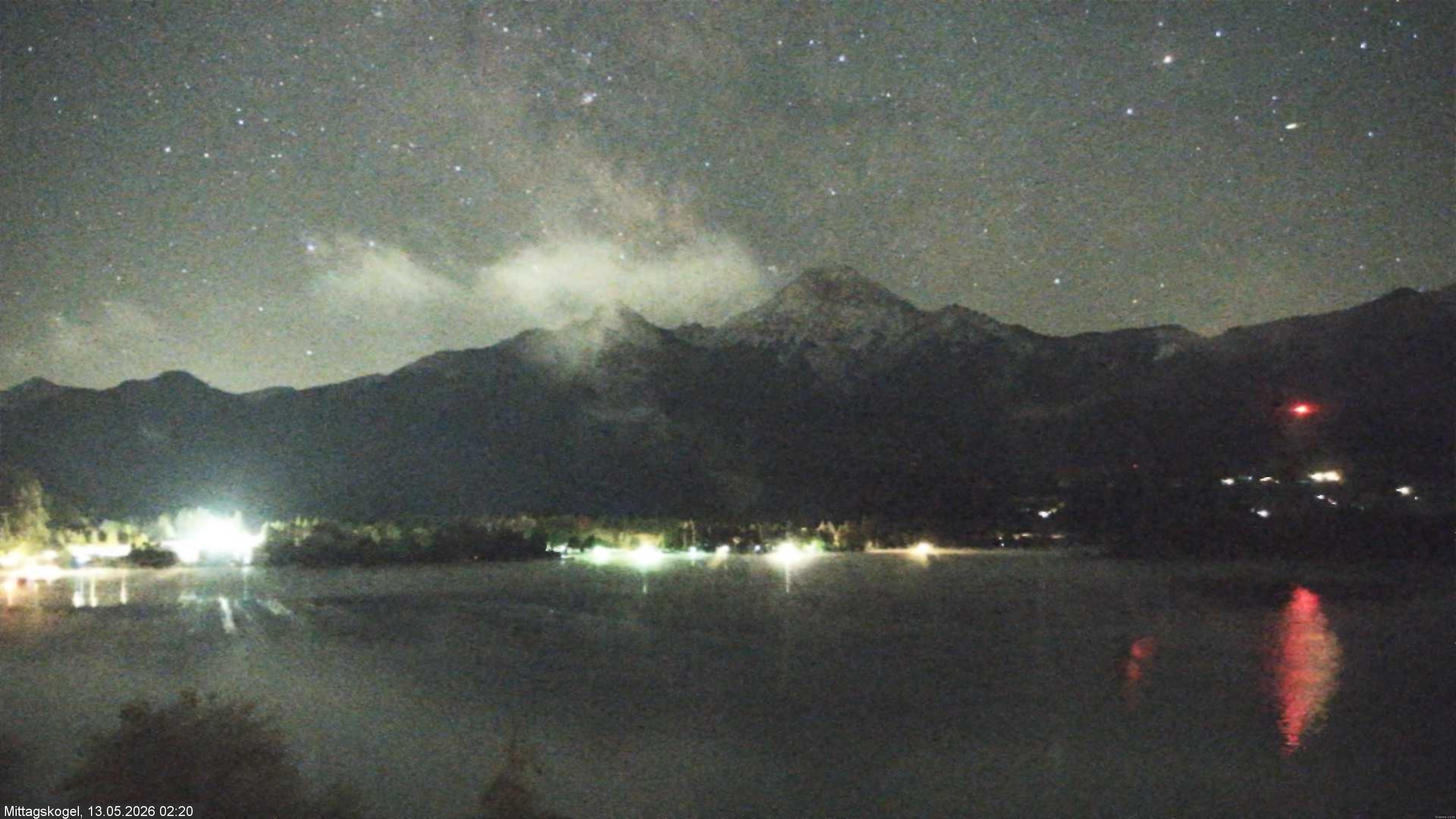 Archived image Webcam Mittagskogel mountain, Faaker See lake