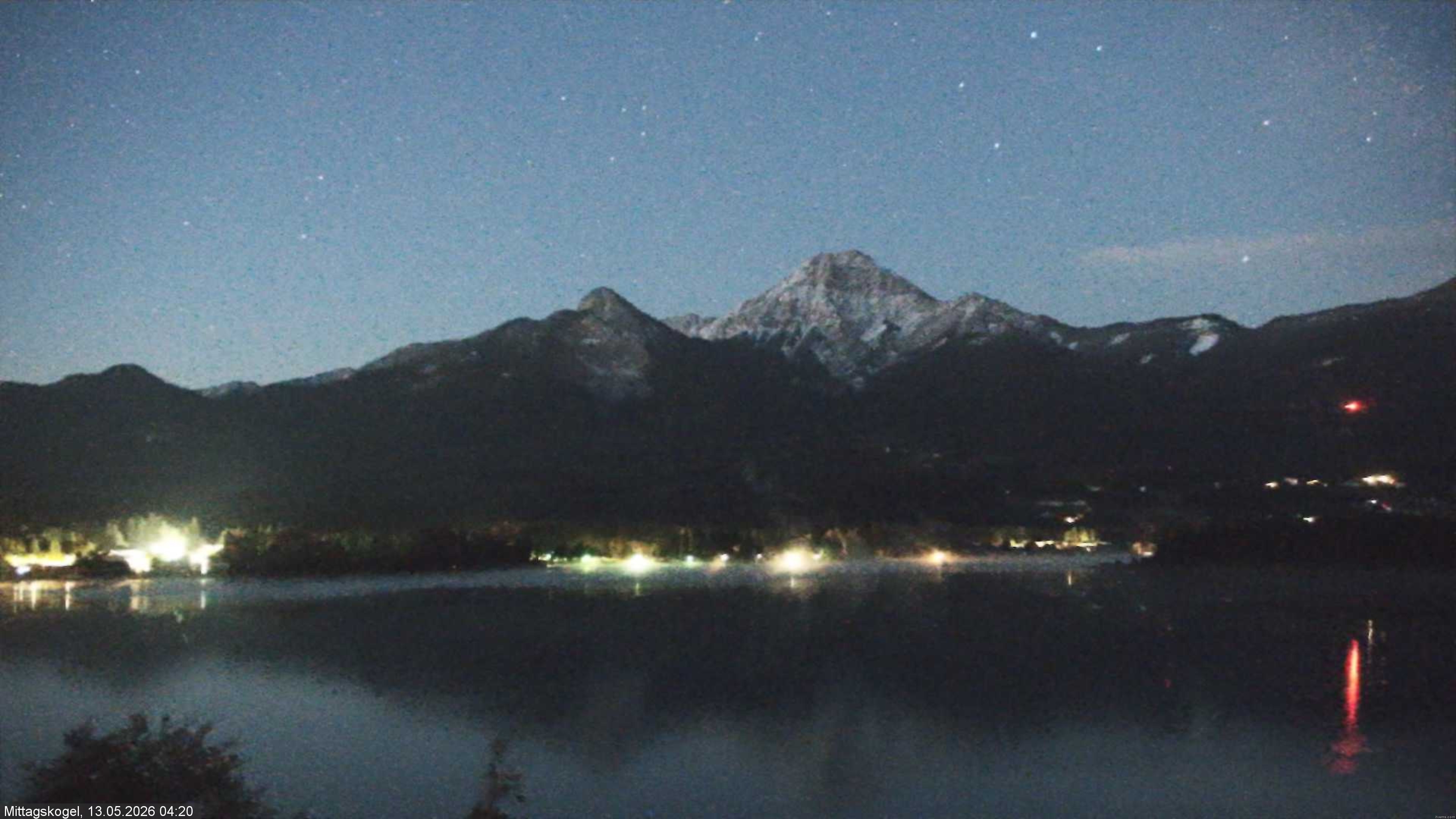 Archived image Webcam Mittagskogel mountain, Faaker See lake