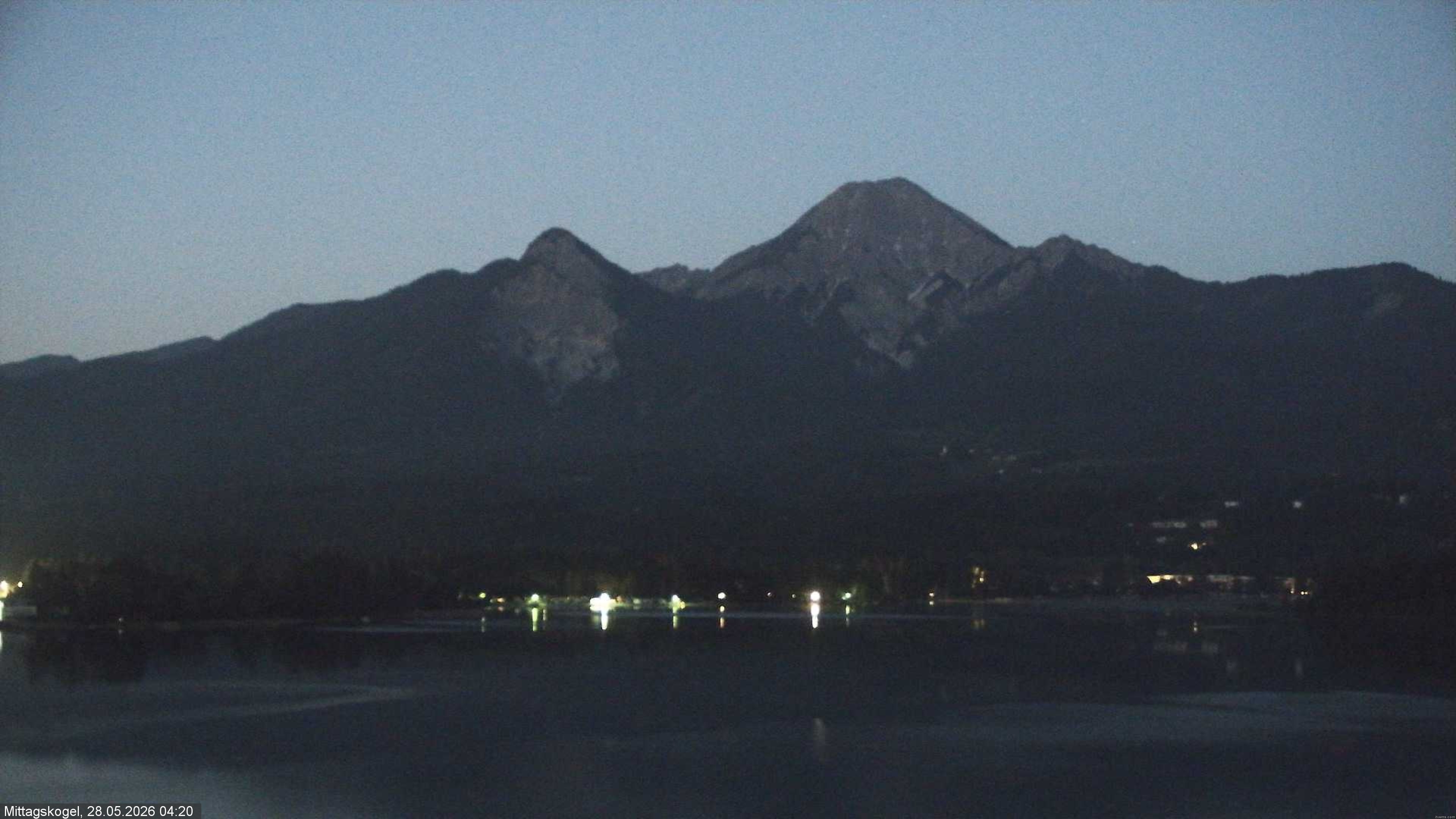 Archived image Webcam Mittagskogel mountain, Faaker See lake